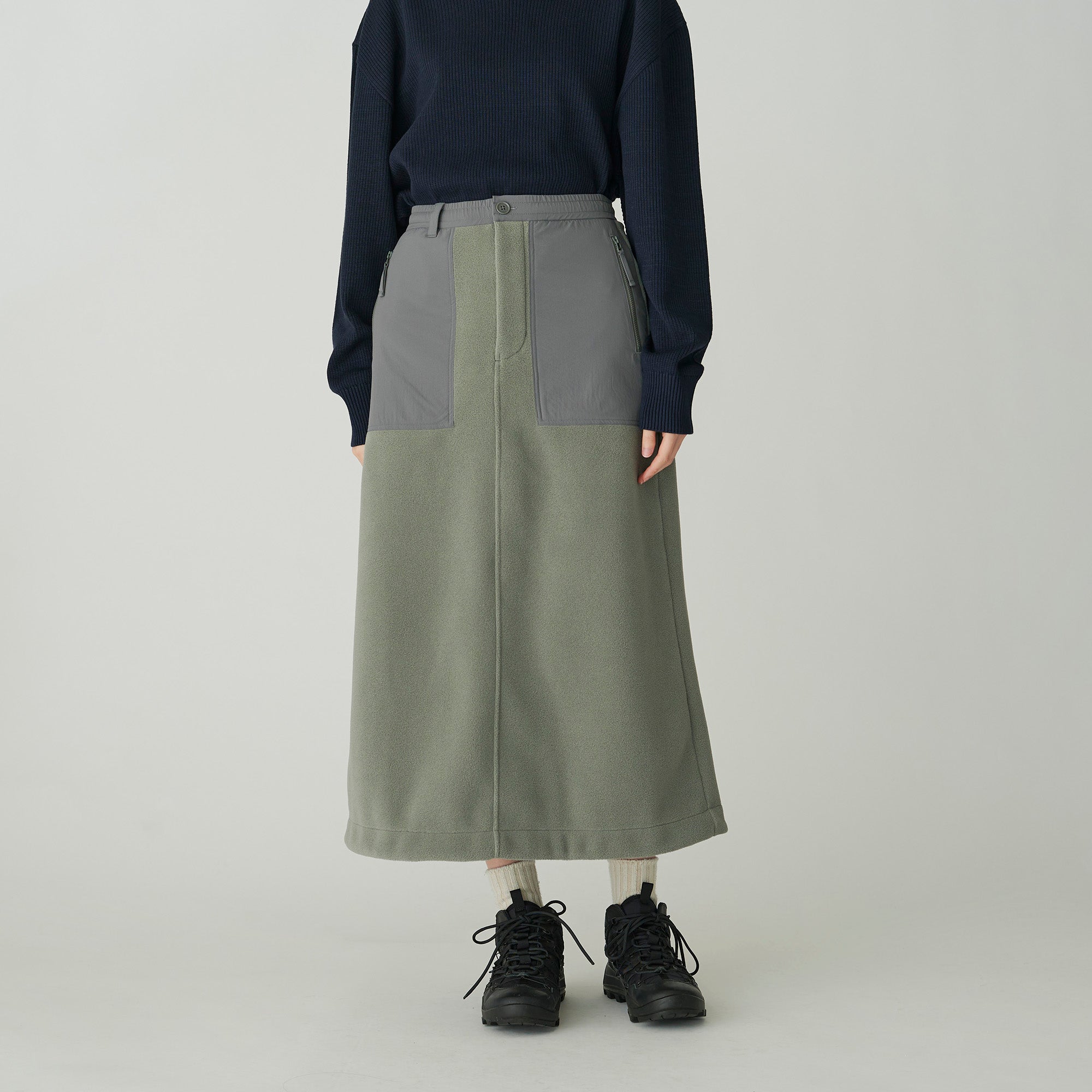 Double Face Fleece Skirt – Snow Peak