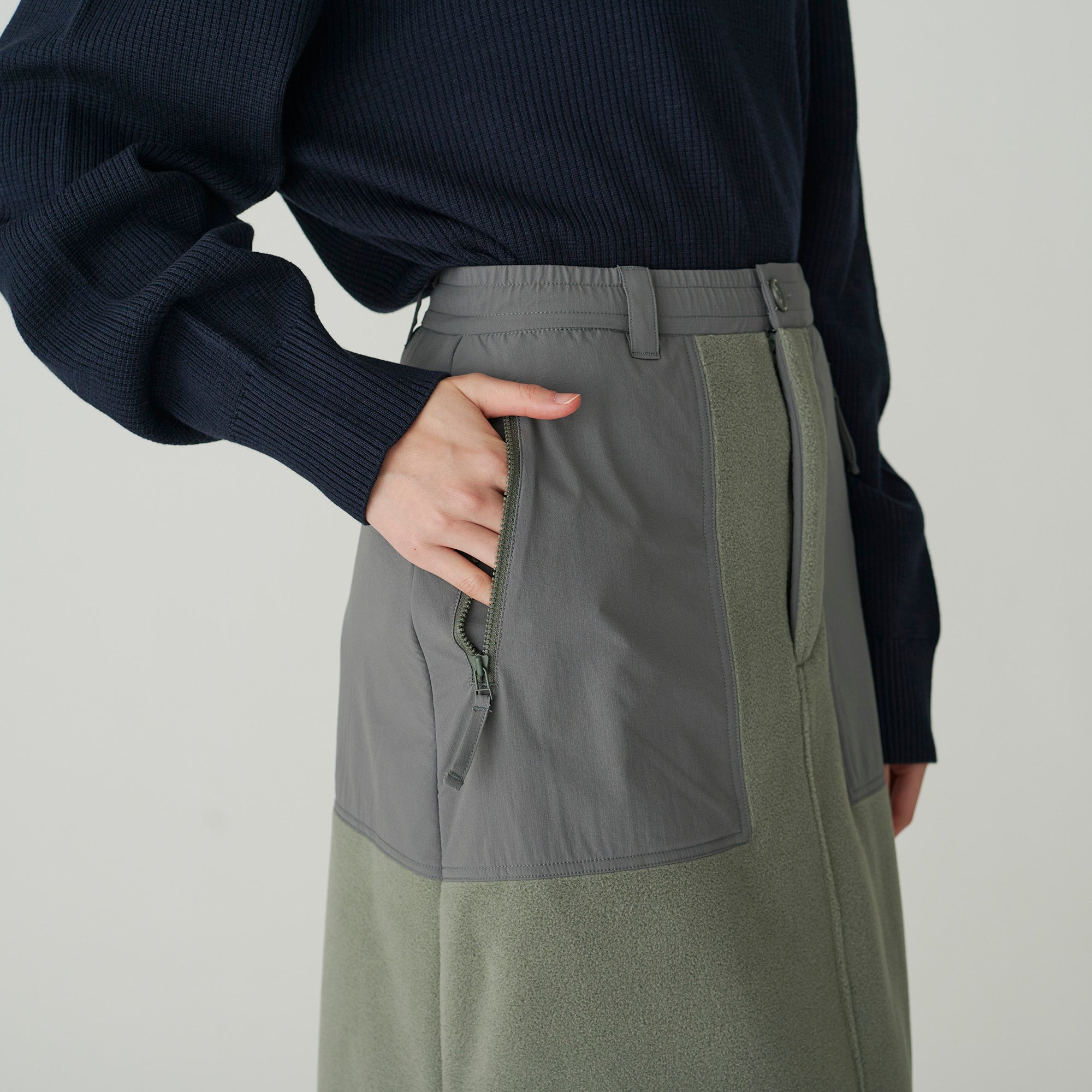 スカート  peak Double Face Fleece Skirt Double Face Fleece Skirt – Snow Peak