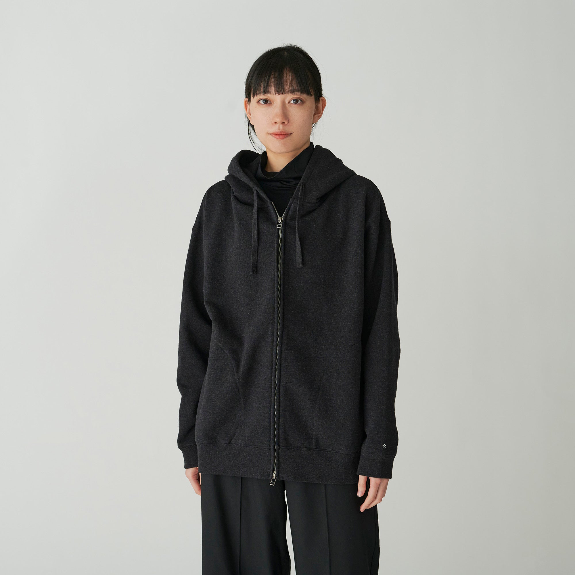 Recycled Cotton Zip Up Hoodie   - Snow Peak UK
