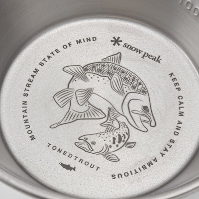 SP×TONED TROUT Ti-Backpacker's Cup - Snow Peak UK