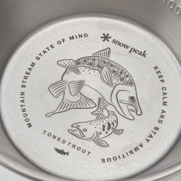 SP×TONED TROUT Ti-Backpacker's Cup - Snow Peak UK