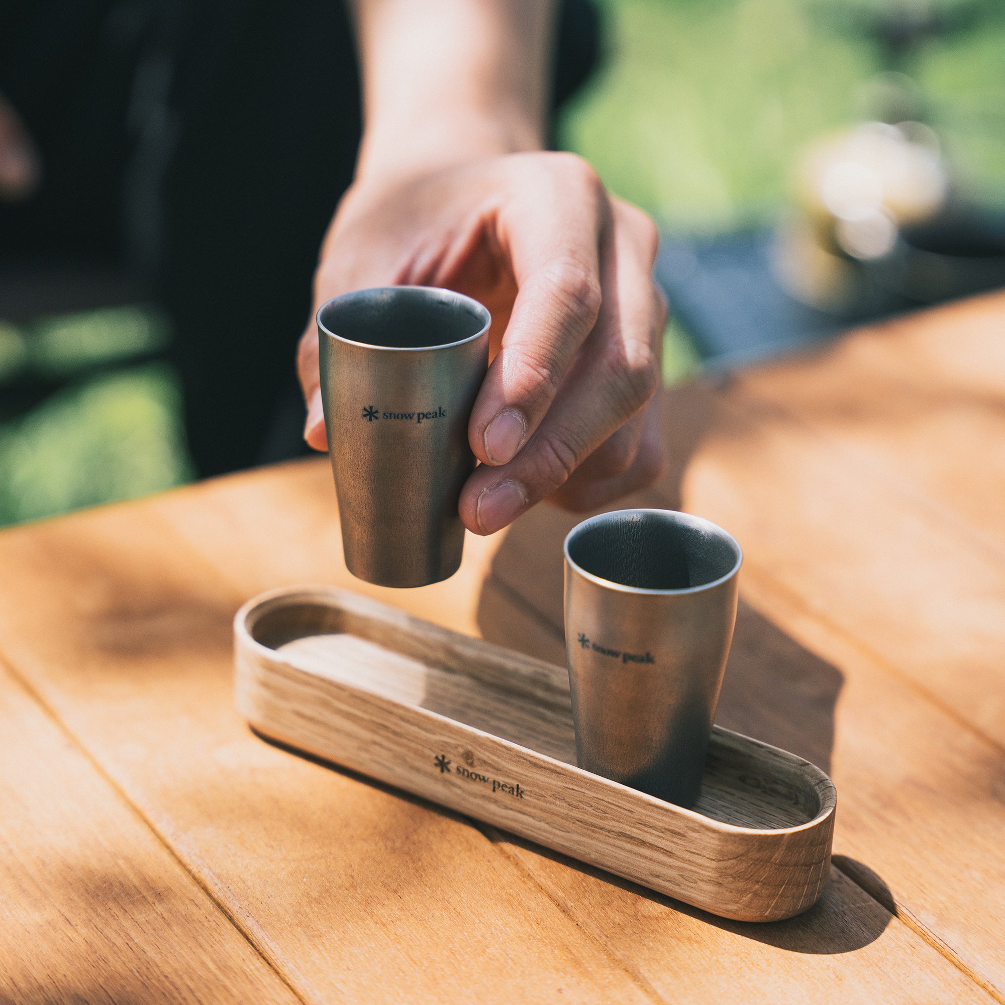Titanium Shot Glass Duo