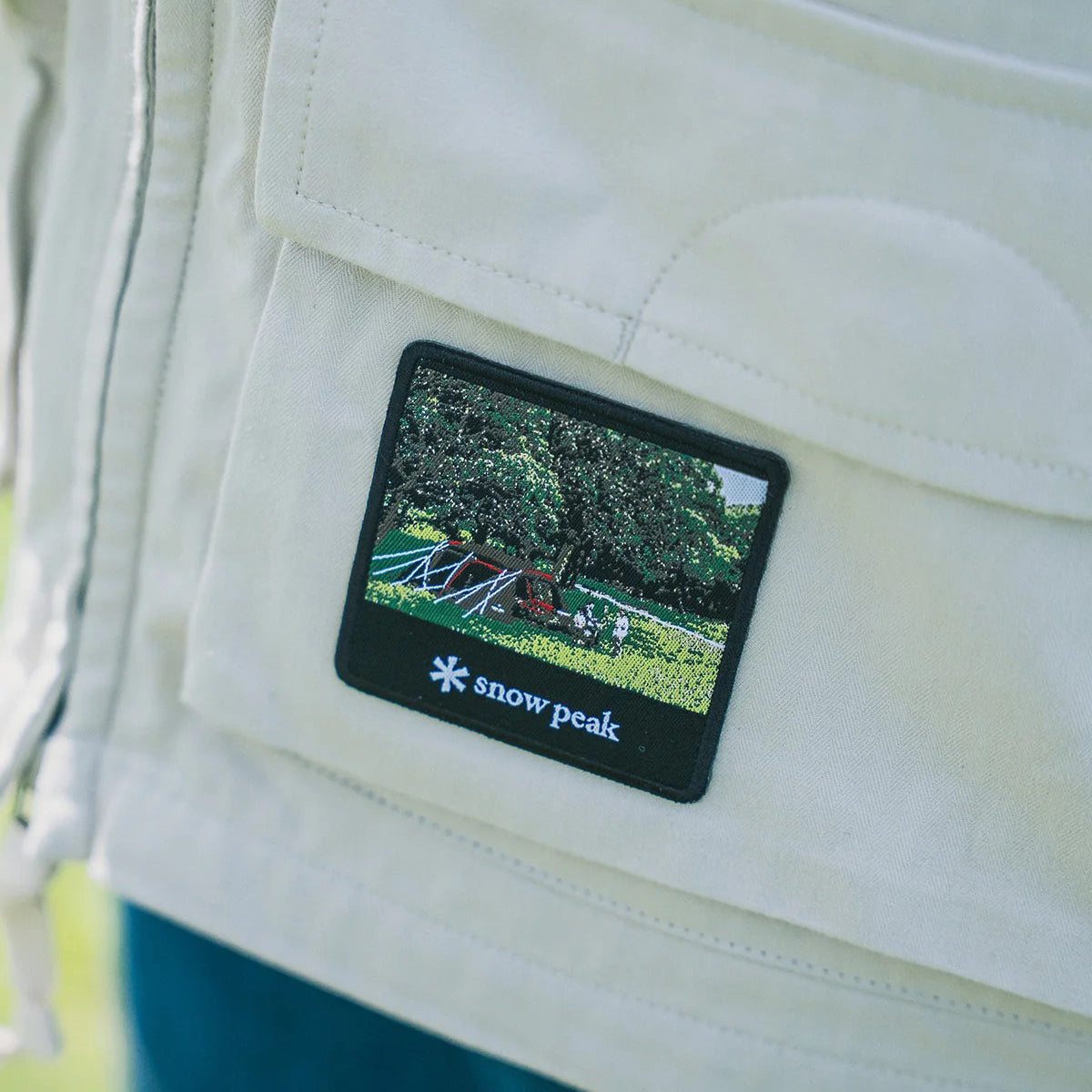 Land Lock Iron-On Patch Set - Snow Peak UK