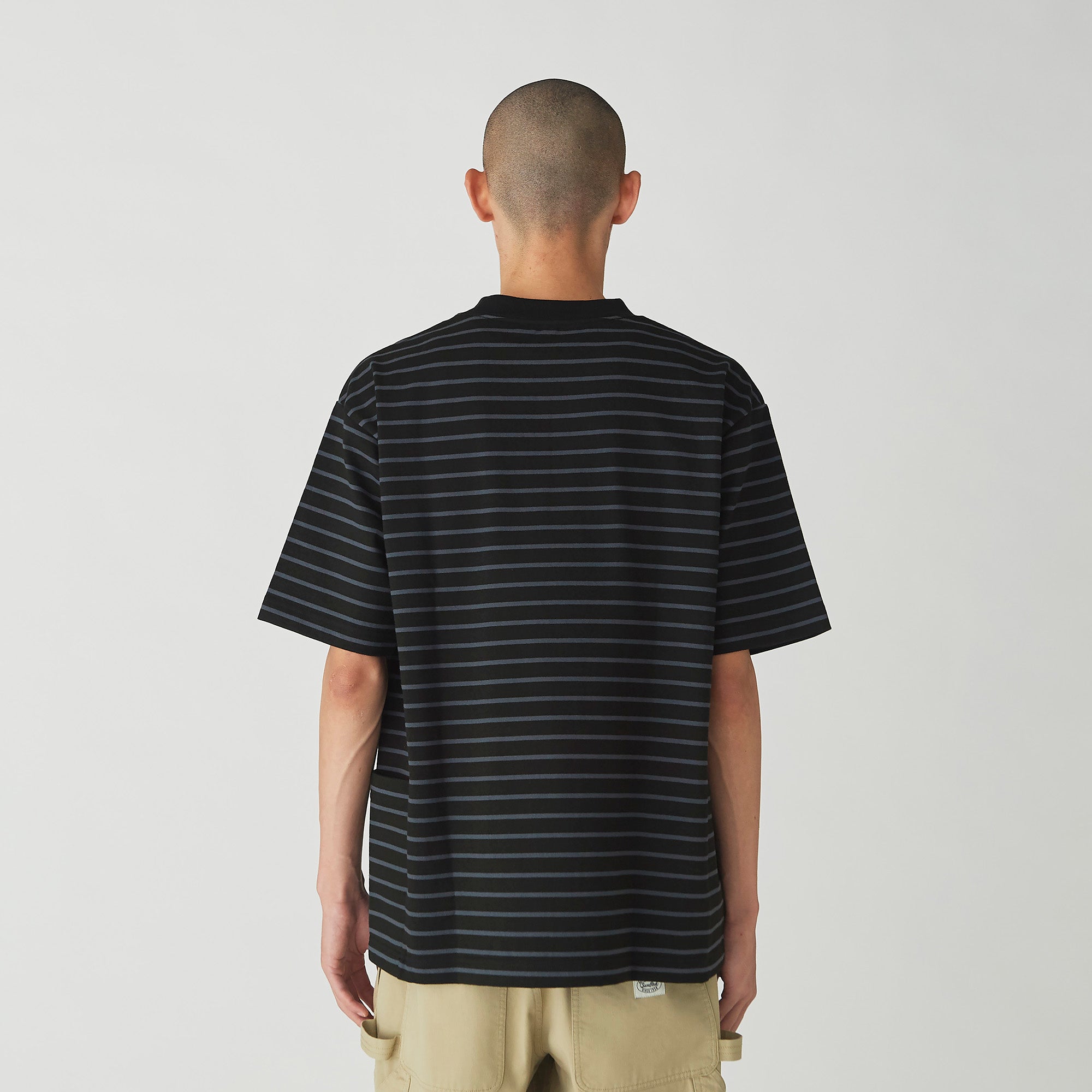 Heavy Cotton Border T-Shirt   - Snow Peak UK