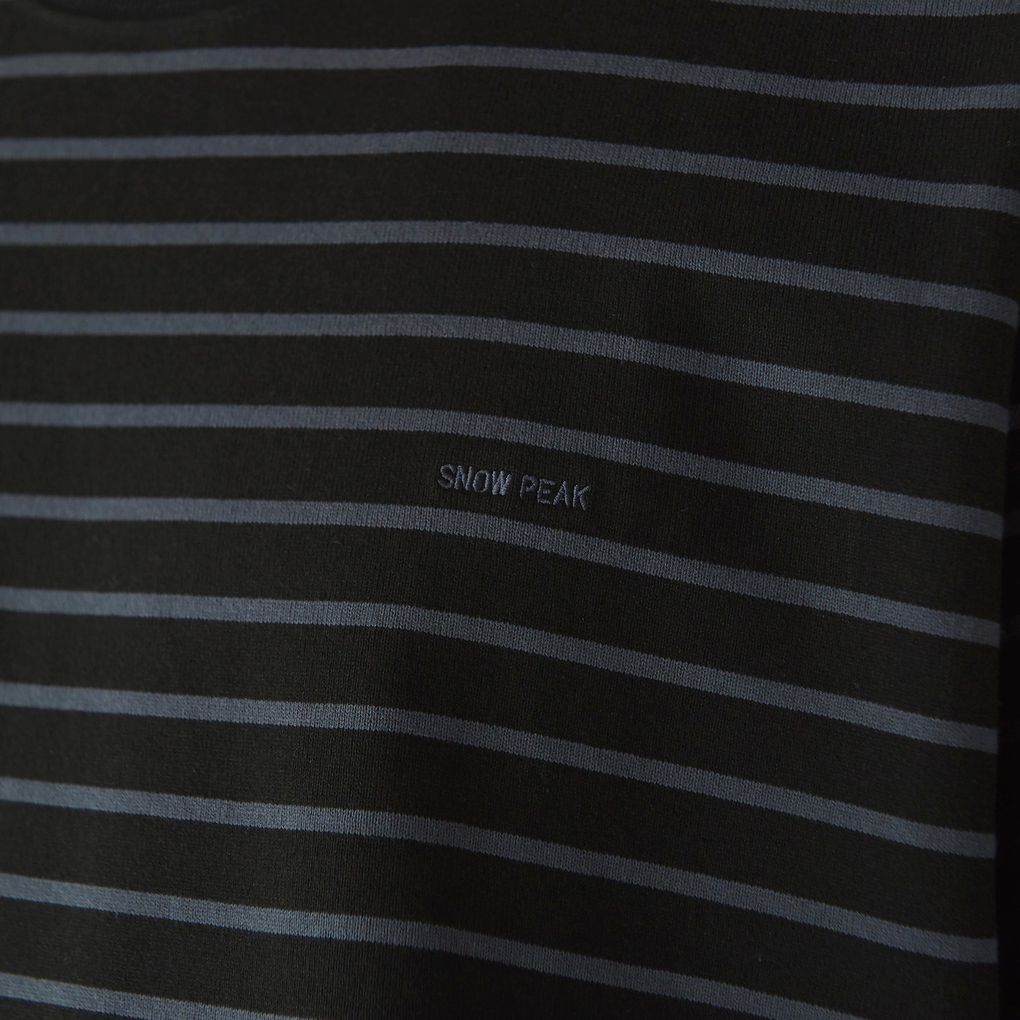 Heavy Cotton Border T-Shirt   - Snow Peak UK