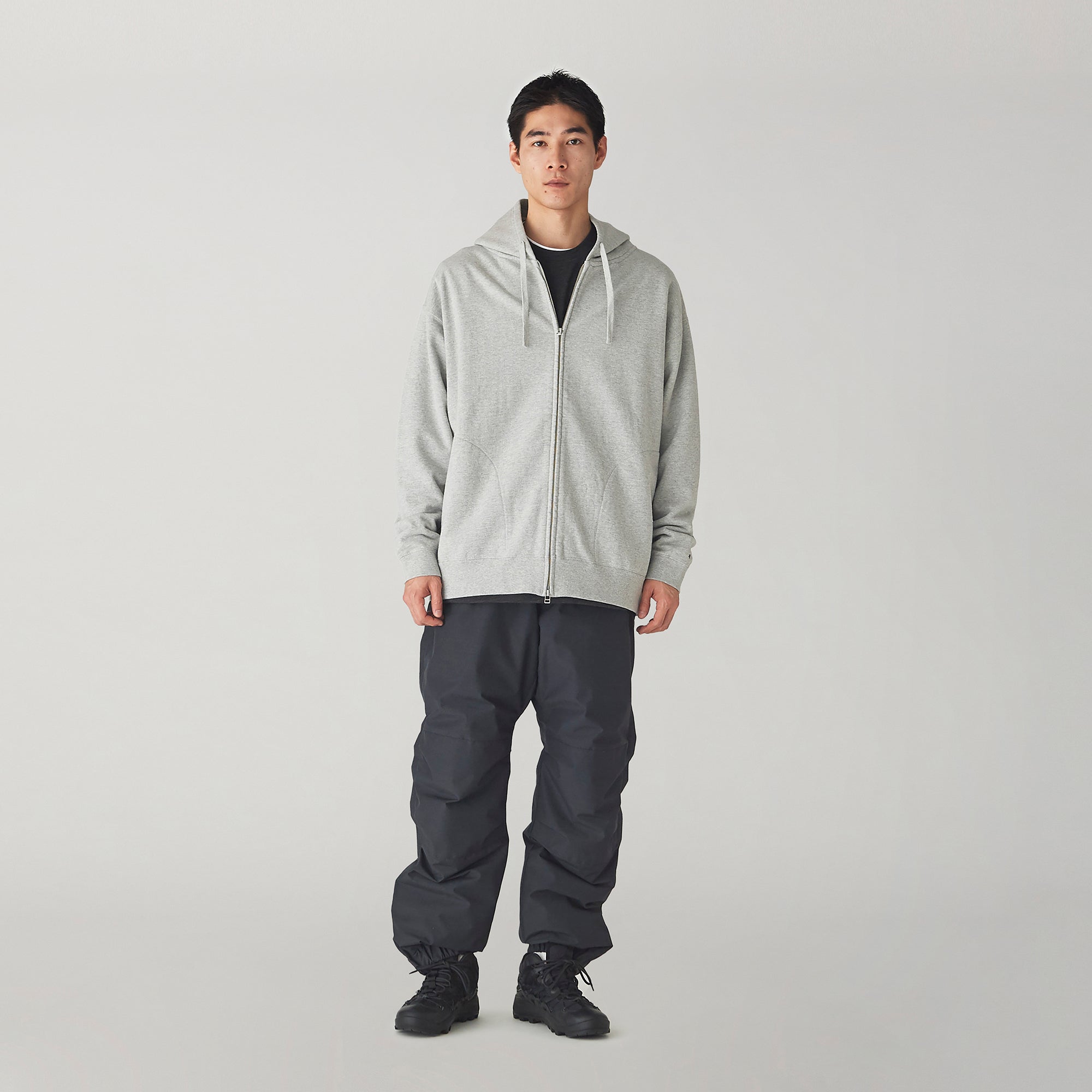 Recycled Cotton Zip Up Hoodie   - Snow Peak UK