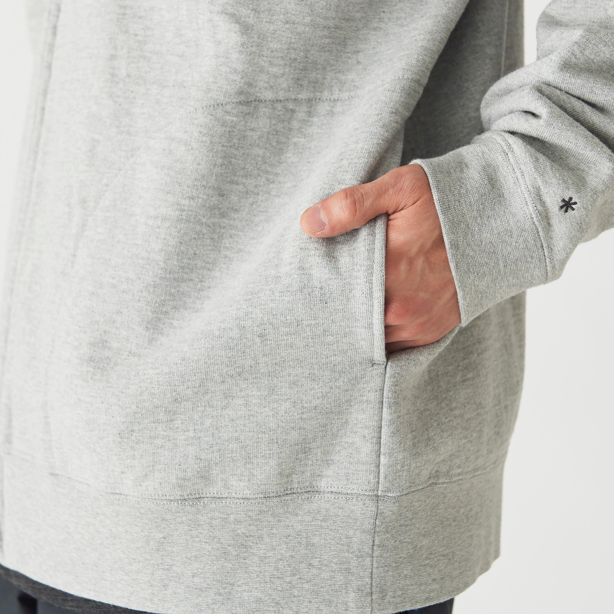 Recycled Cotton Zip Up Hoodie   - Snow Peak UK