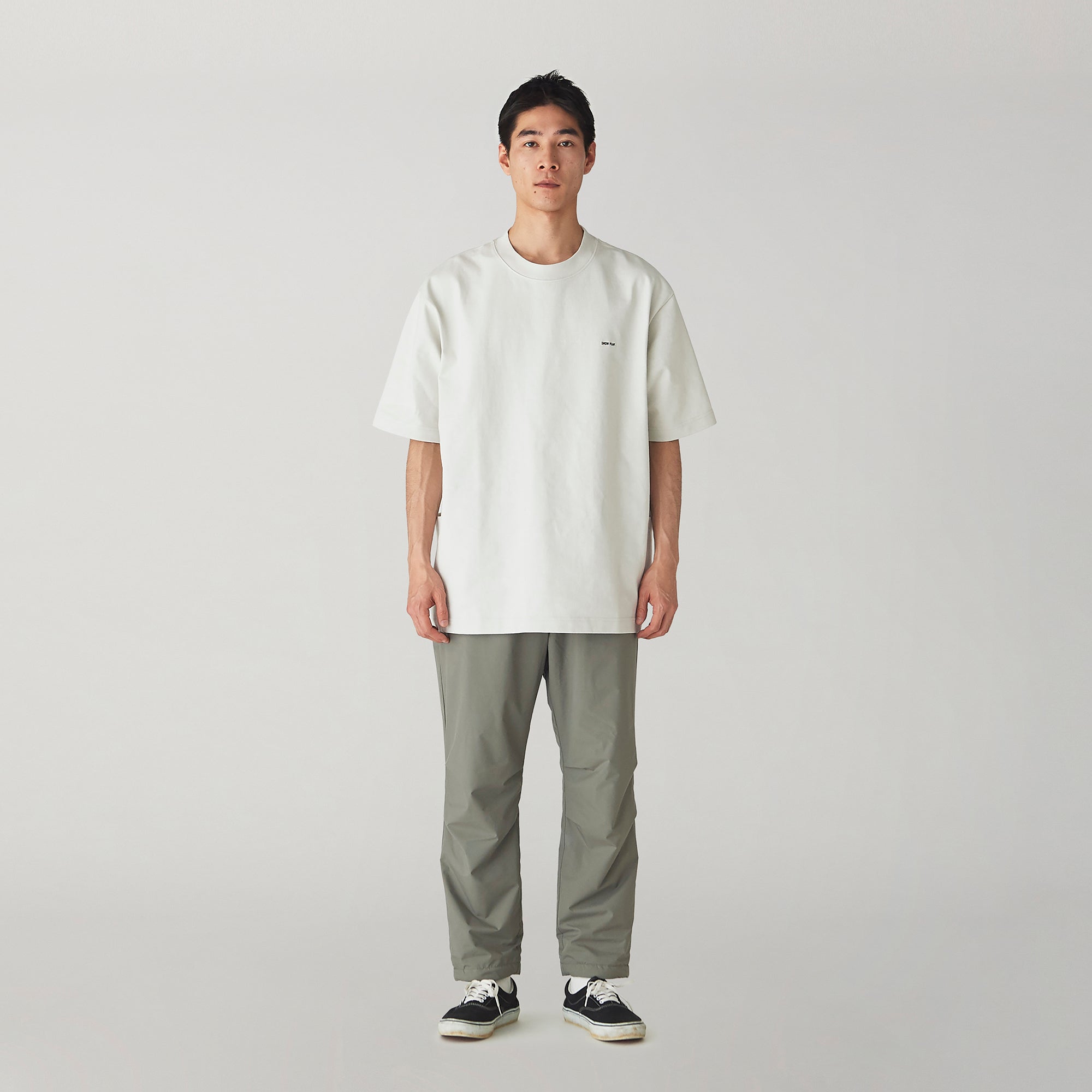 Heavy Cotton Border T-Shirt   - Snow Peak UK