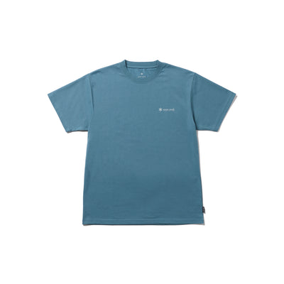Snow Peak Logo T-Shirt Blue TS-25SU10102072 - Snow Peak UK