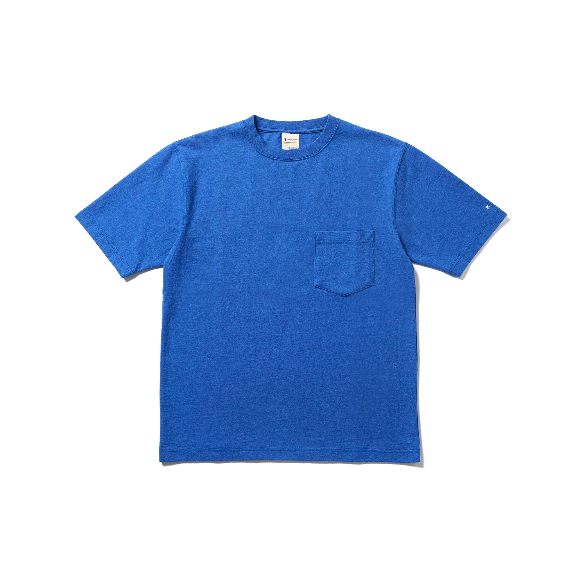 Recycled Cotton T-Shirt Blue TS-25SU40202072 - Snow Peak UK
