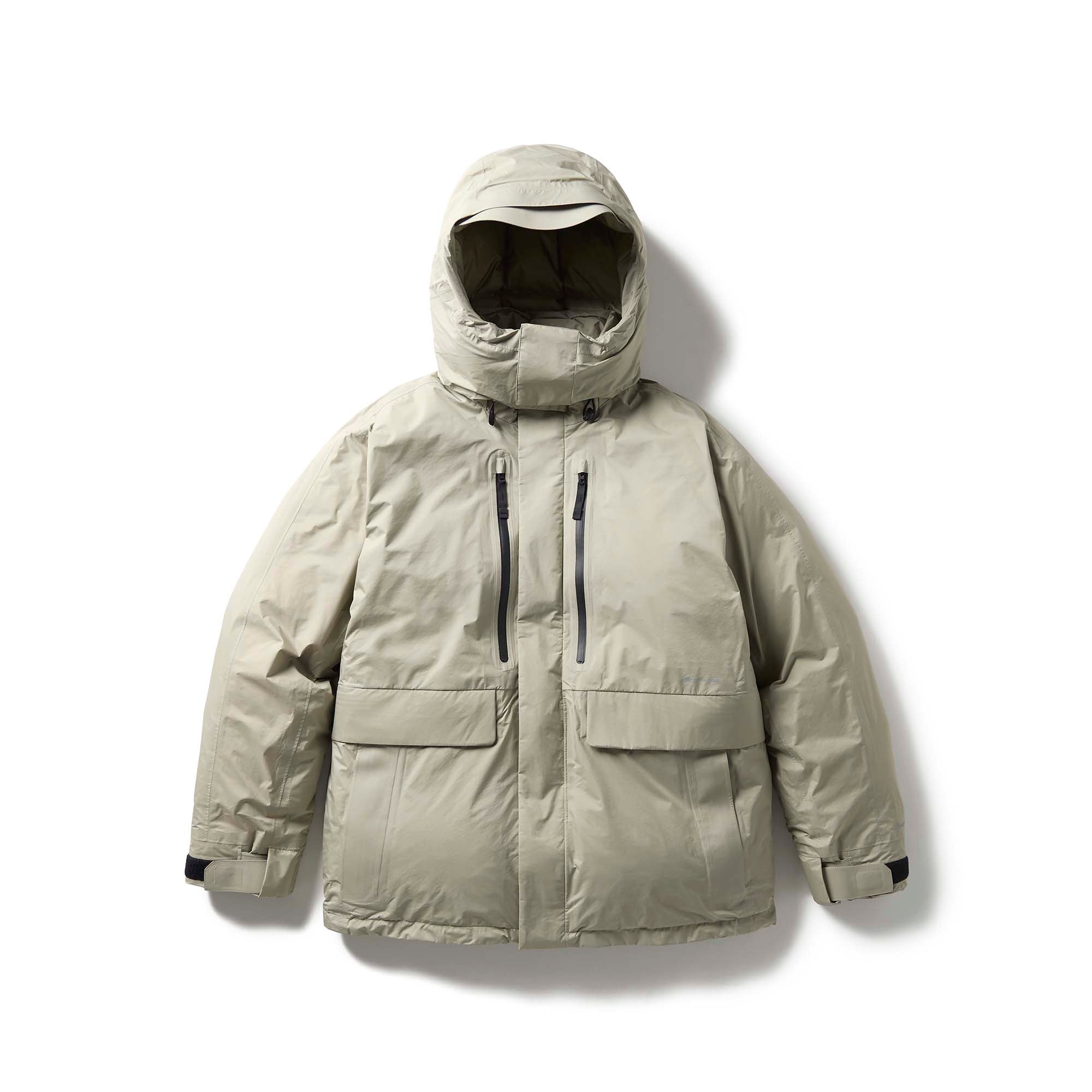 GORE-TEX Weatherproof Down Jacket Greige JK-25AU00611023 - Snow Peak UK