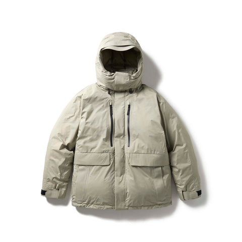 GORE-TEX Weatherproof Down Jacket Greige JK-25AU00602023 - Snow Peak UK