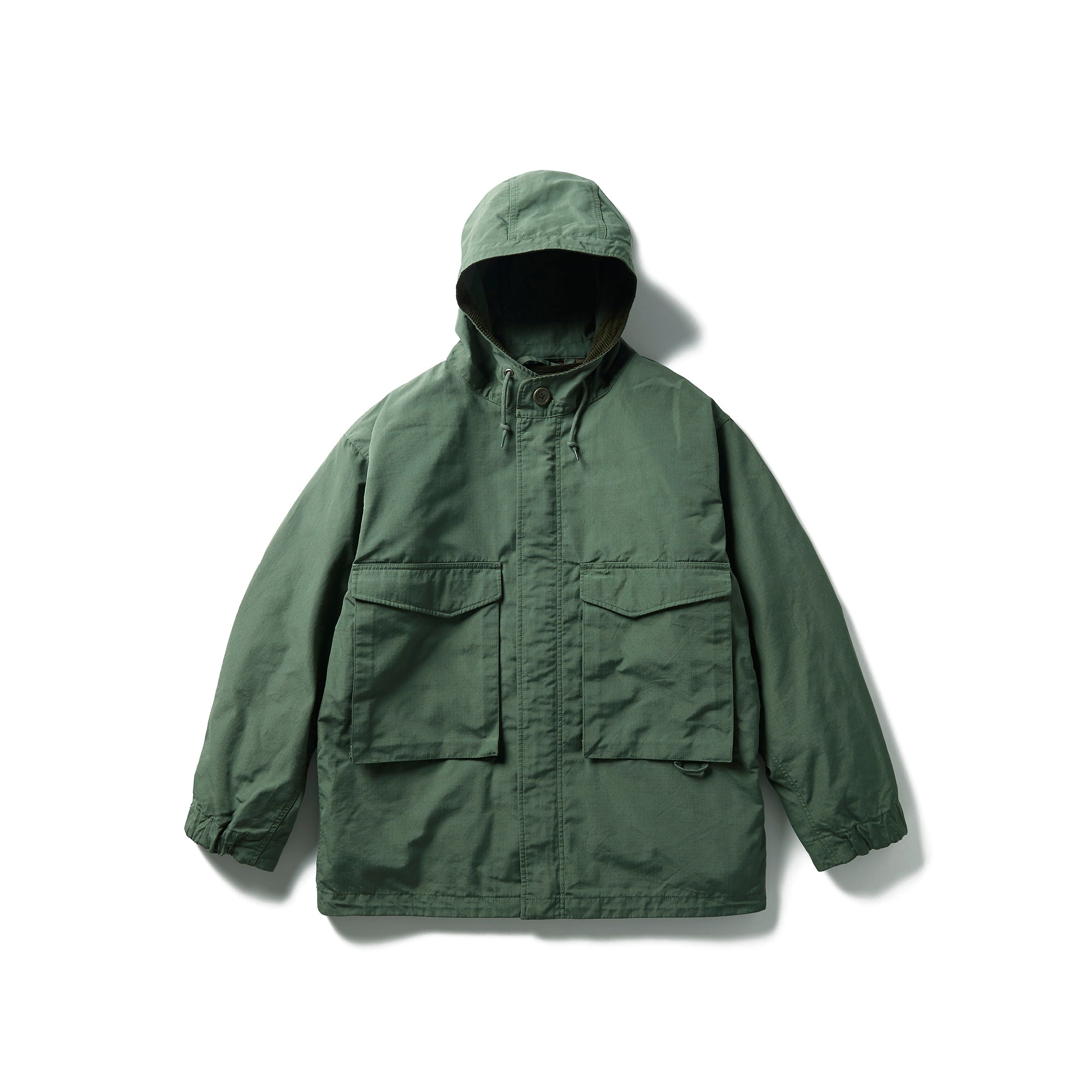 TAKIBI Ripstop Adjustable Jacket Olive JK-25AU01511066 - Snow Peak UK