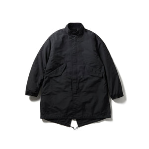 TAKIBI Ripstop Adjustable Fishtail Coat Black JK-25AU01611019 - Snow Peak UK