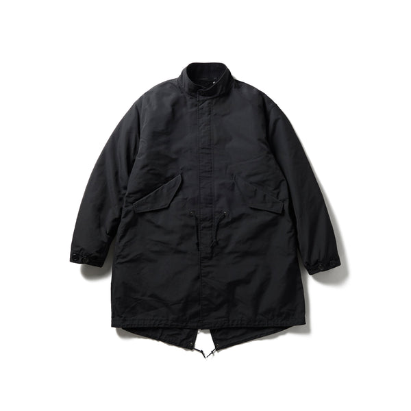 TAKIBI Ripstop Adjustable Fishtail Coat Black JK-25AU01611019 - Snow Peak UK