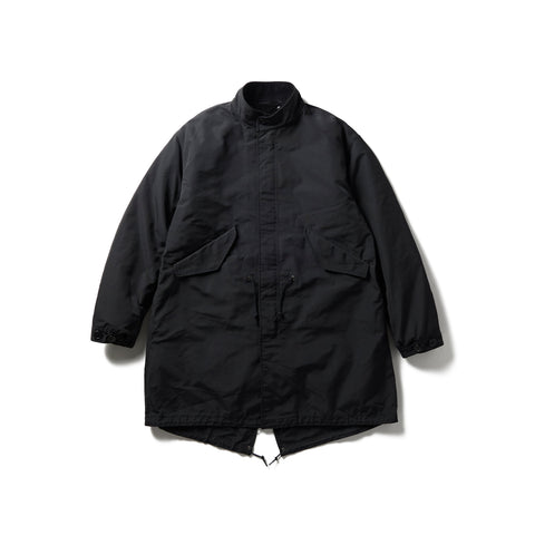 TAKIBI Ripstop Adjustable Fishtail Coat Black JK-25AU01611019 - Snow Peak UK