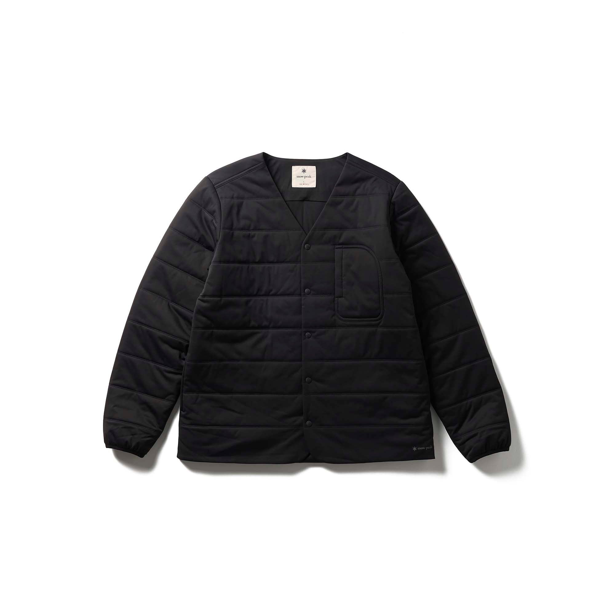 Flexible Insulated Cardigan Black SW-25AU00111019 - Snow Peak UK