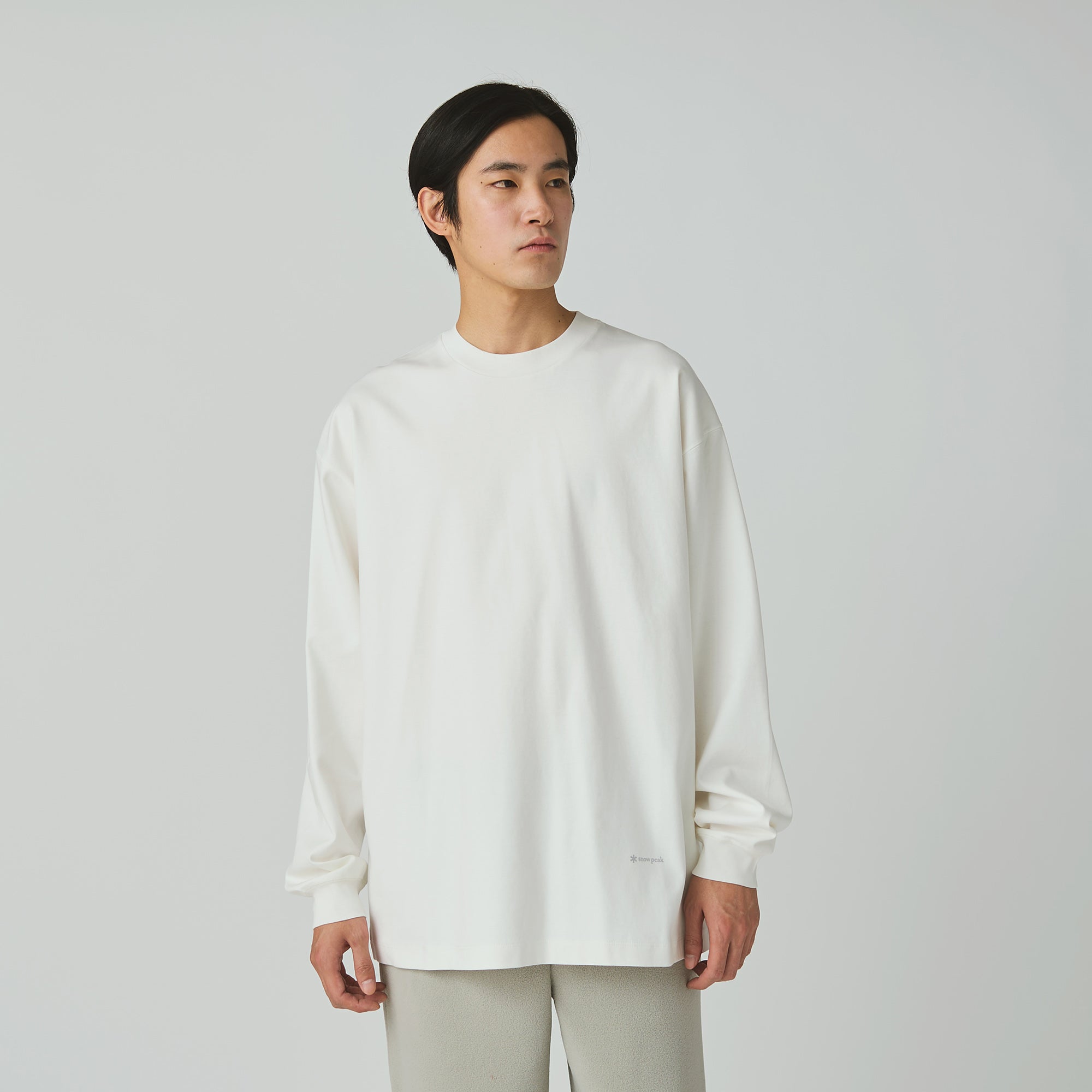 Organic Cotton Mercerized L/S T-Shirt - Snow Peak UK