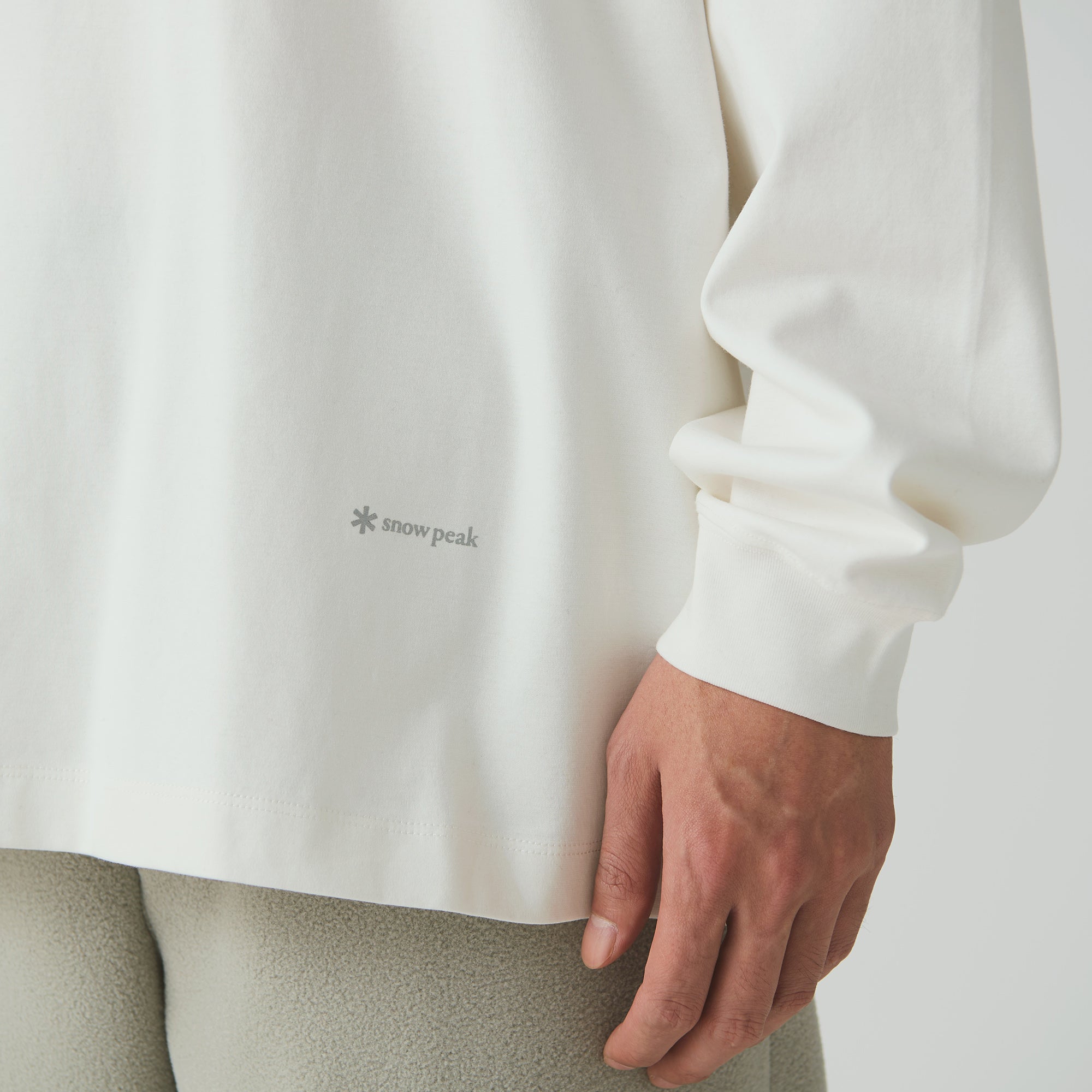 Organic Cotton Mercerized L/S T-Shirt - Snow Peak UK