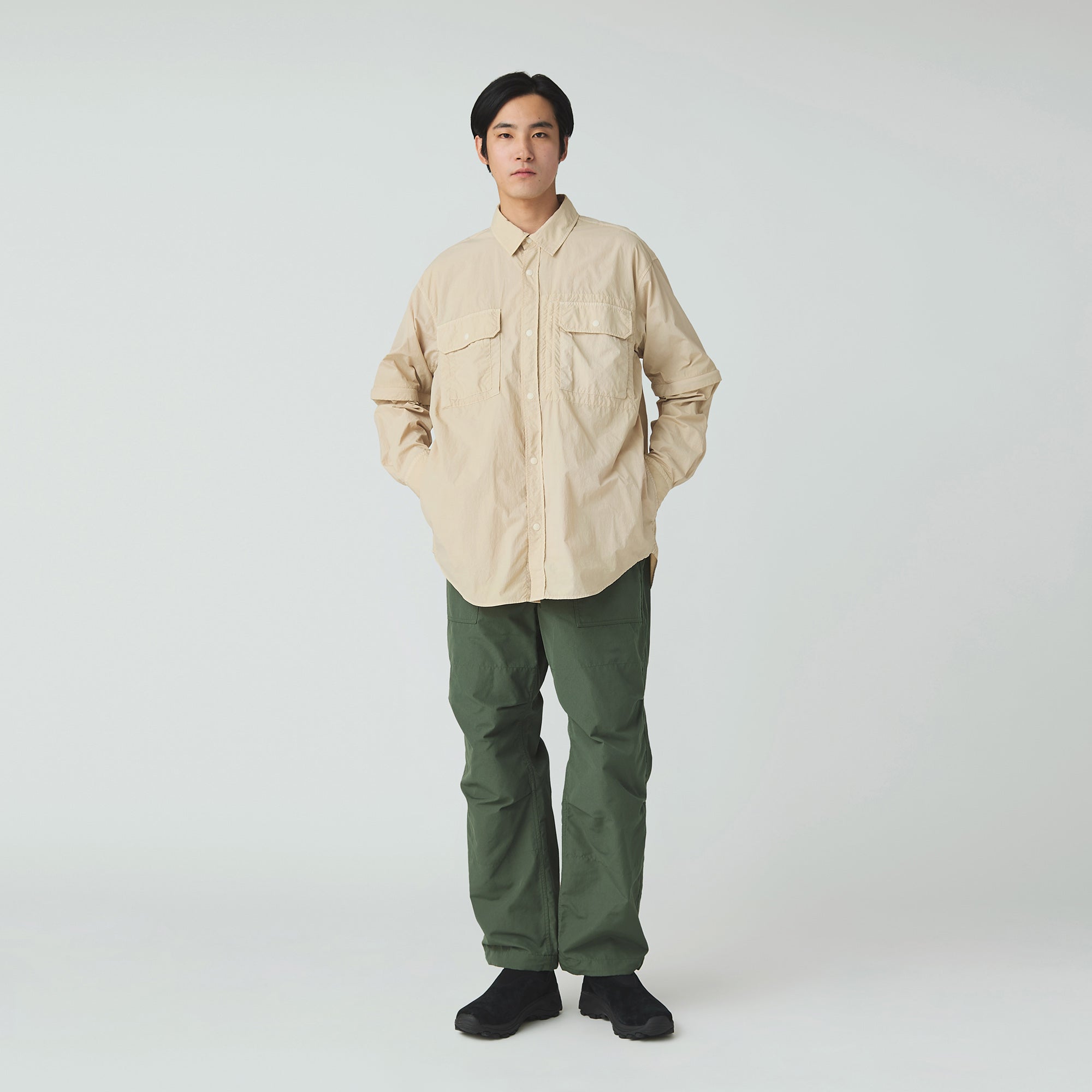 Garment Dyed Convertible Shirt - Snow Peak UK