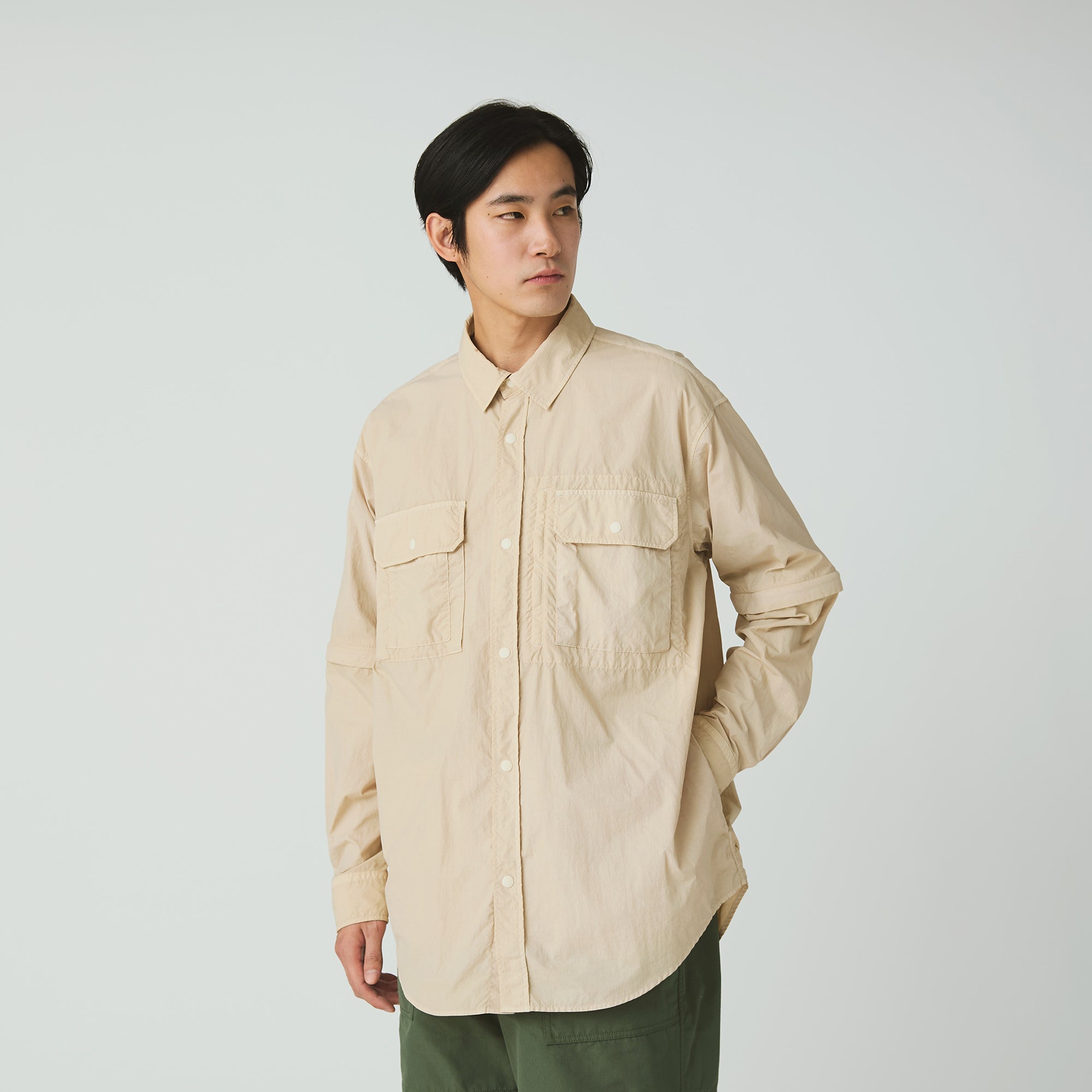 Garment Dyed Convertible Shirt - Snow Peak UK