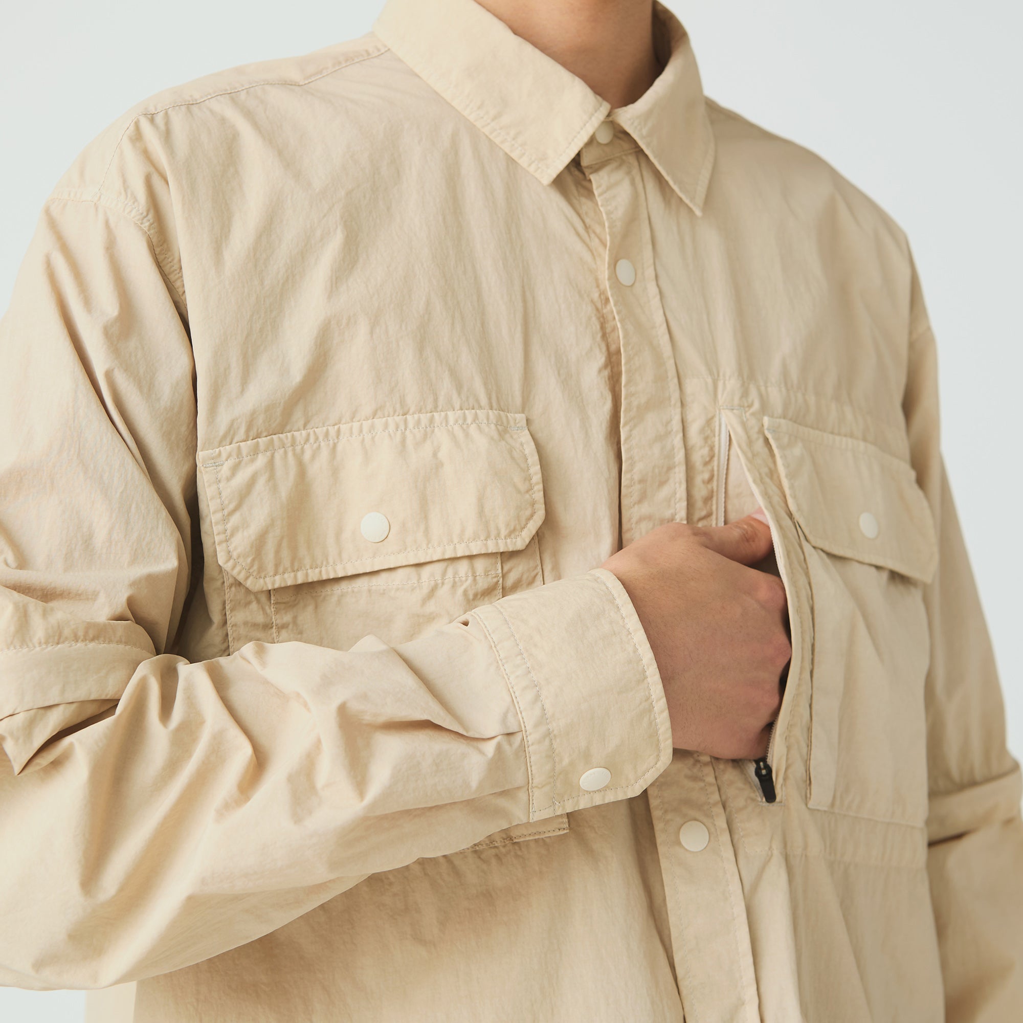 Garment Dyed Convertible Shirt - Snow Peak UK