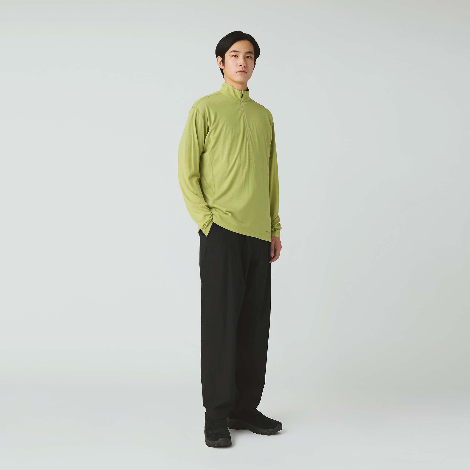 Merino Wool Half Zip Pullover - Snow Peak UK