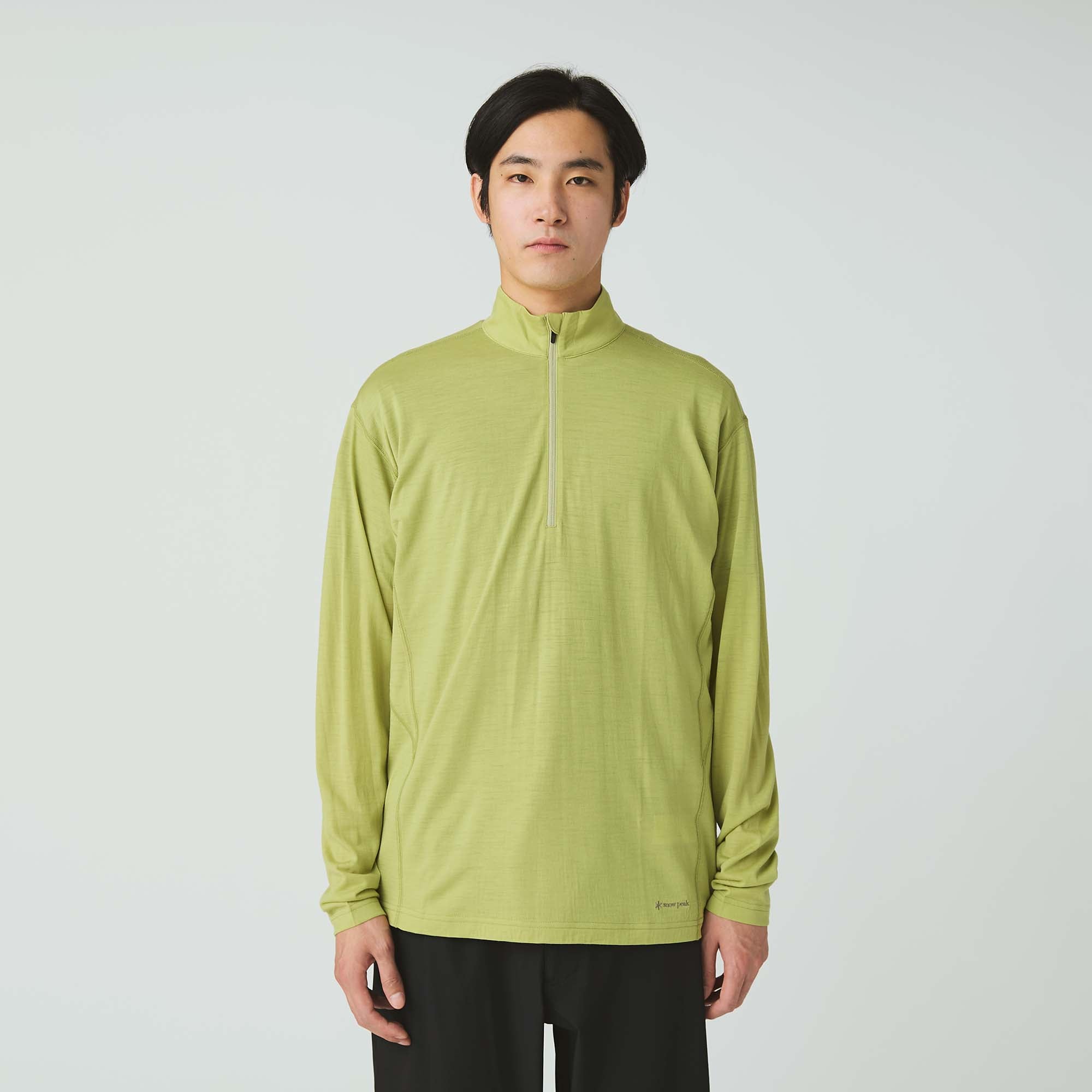 Merino Wool Half Zip Pullover - Snow Peak UK