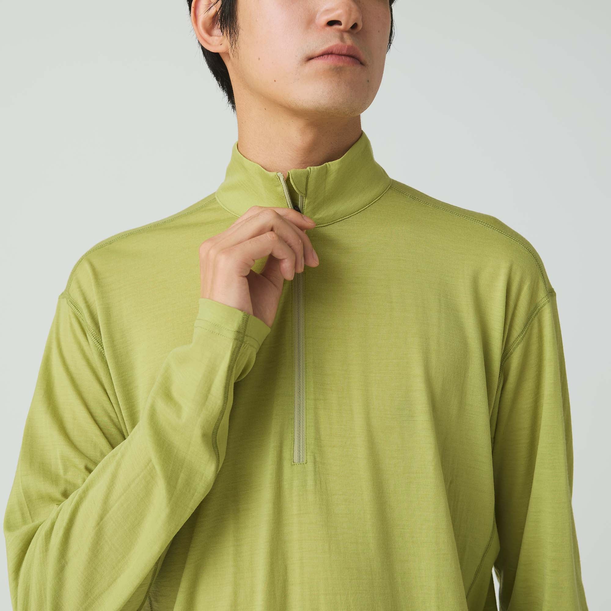 Merino Wool Half Zip Pullover - Snow Peak UK