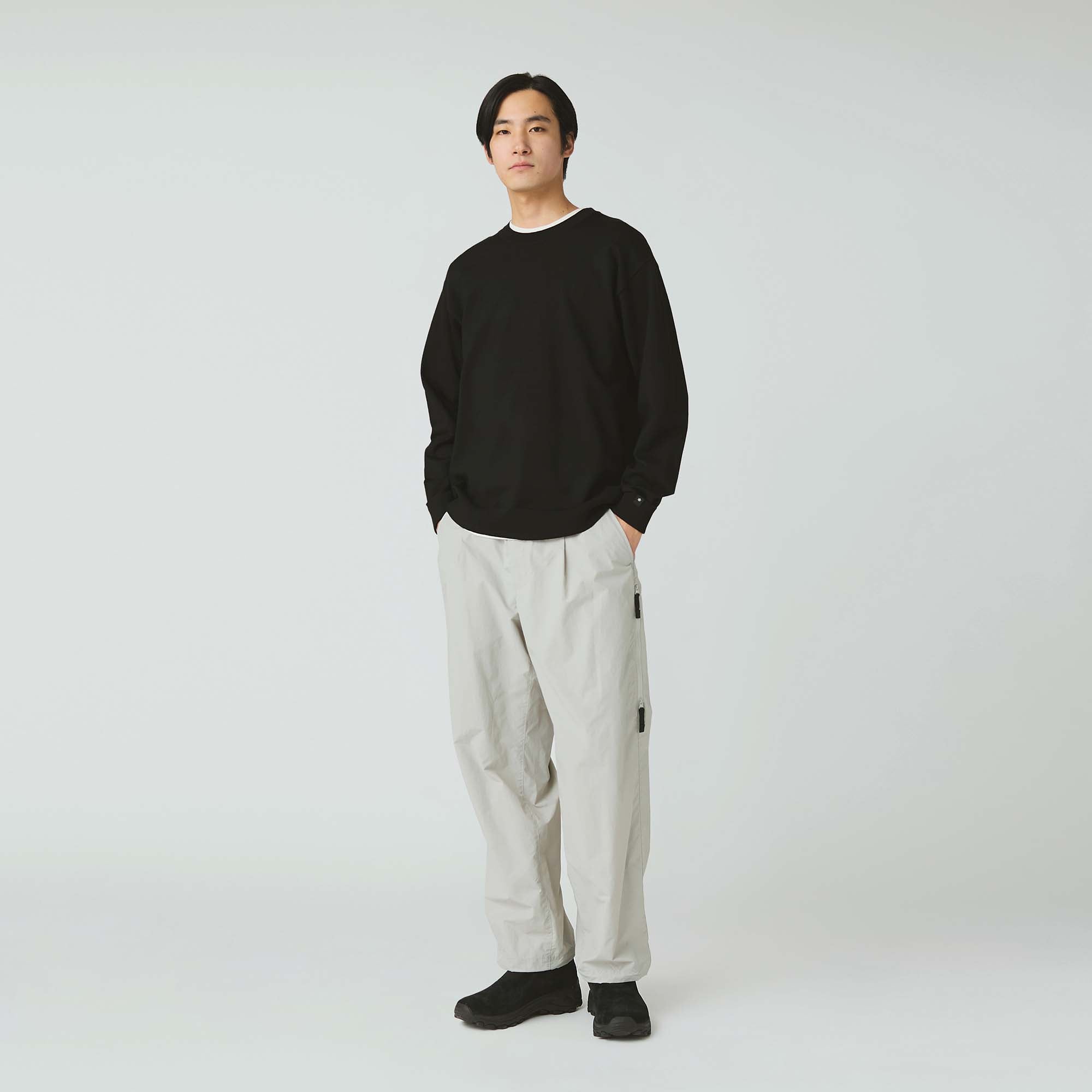 Washable Wool Crewneck Knit - Snow Peak UK