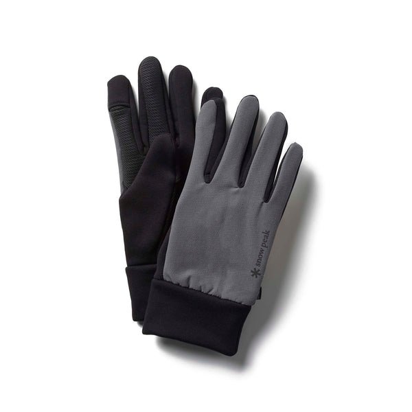 Polartec Power Stretch Gloves Grey AC-25AU01911012 - Snow Peak UK
