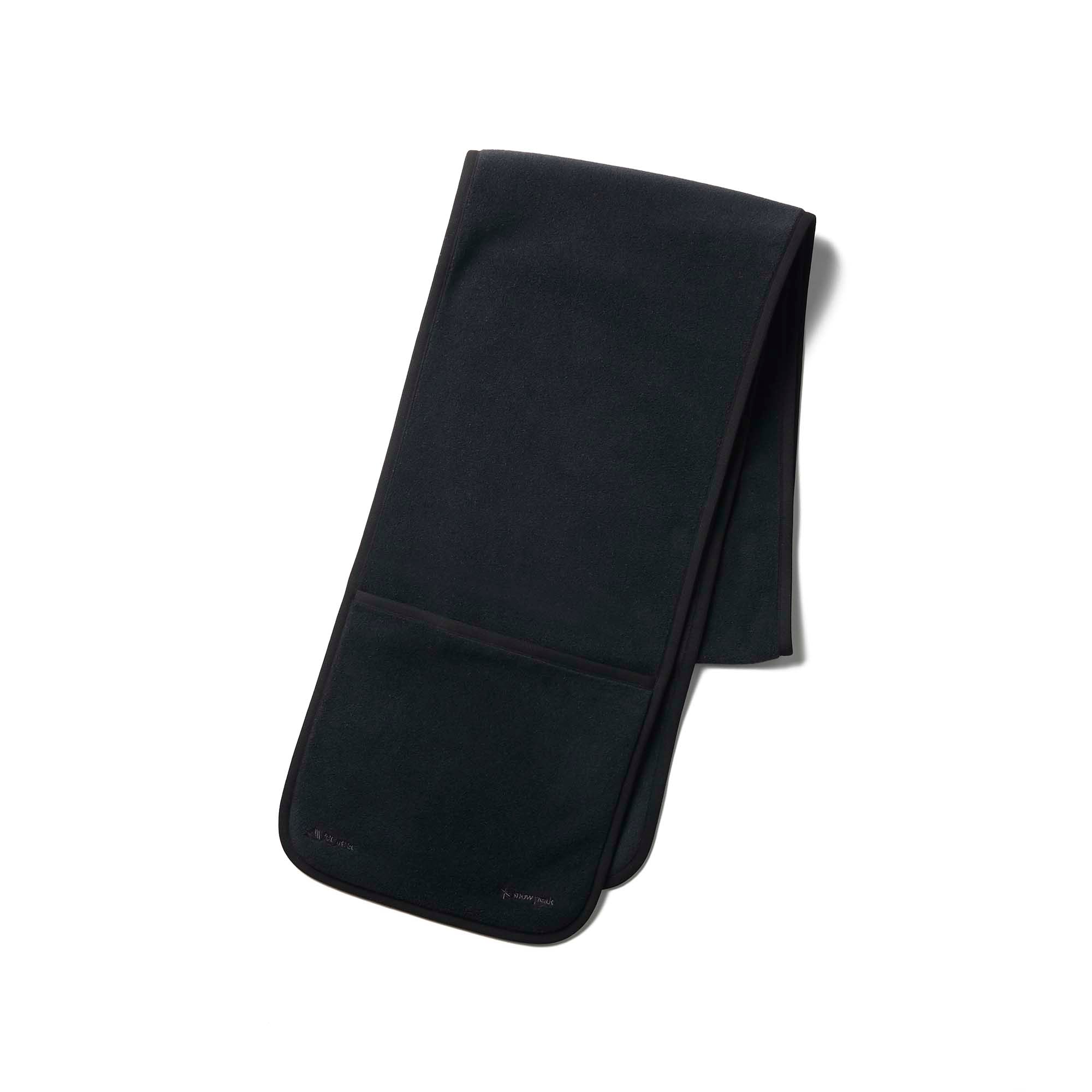 Water-Repellent Fleece Stole Black AC-25AU02900019 - Snow Peak UK