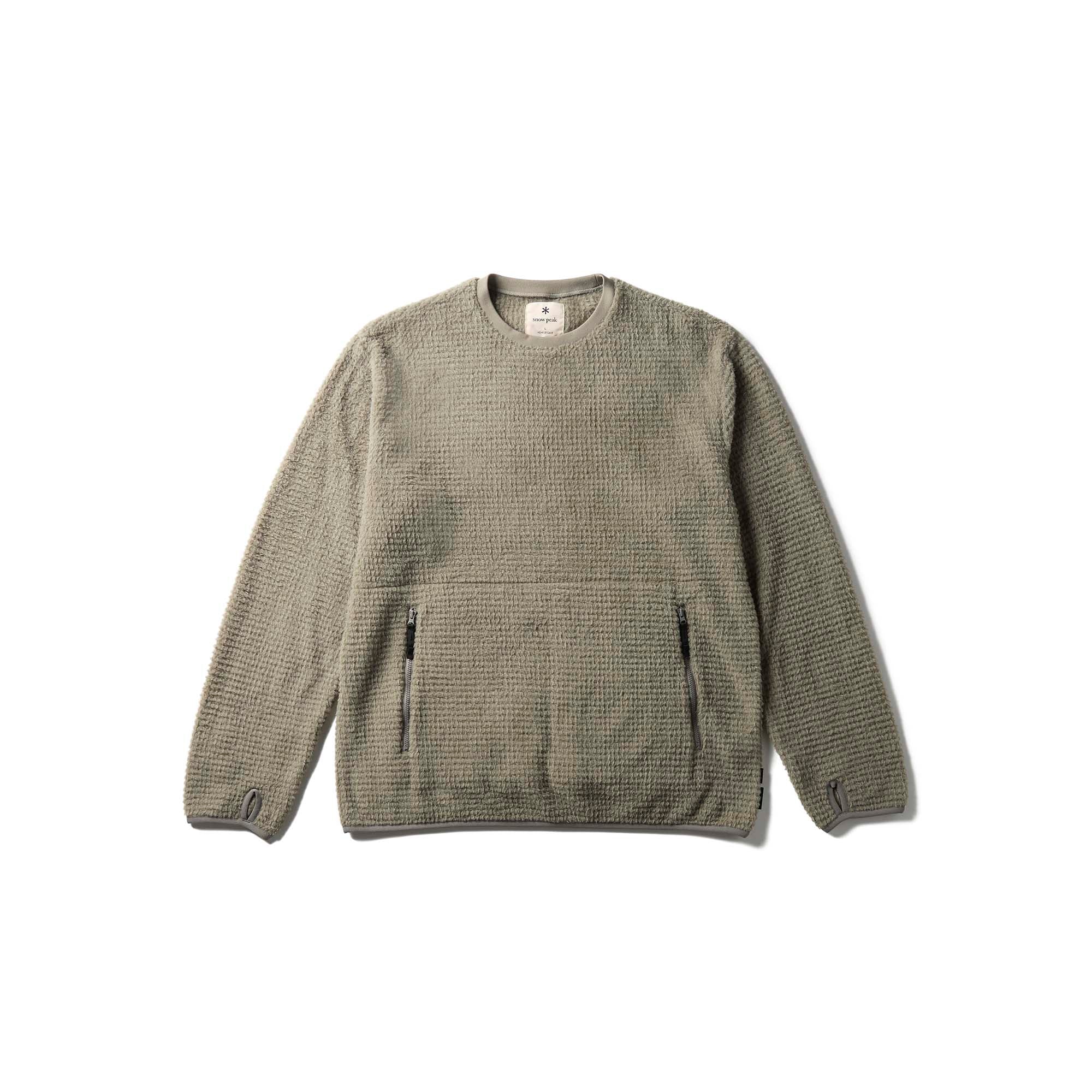 Thermo Control Pullover Grey SW-25AU00511012 - Snow Peak UK