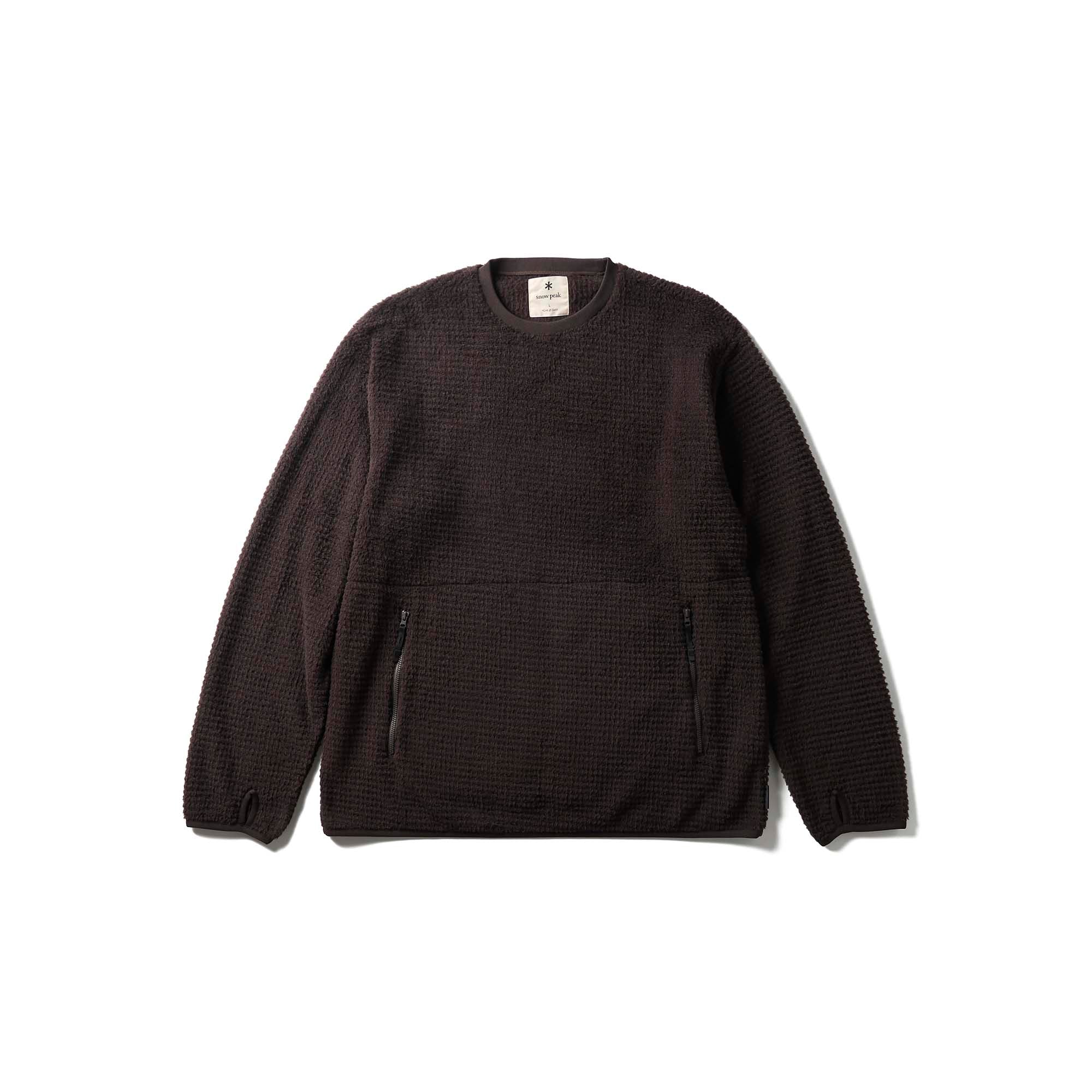 Thermo Control Pullover Dark Brown SW-25AU00511033 - Snow Peak UK