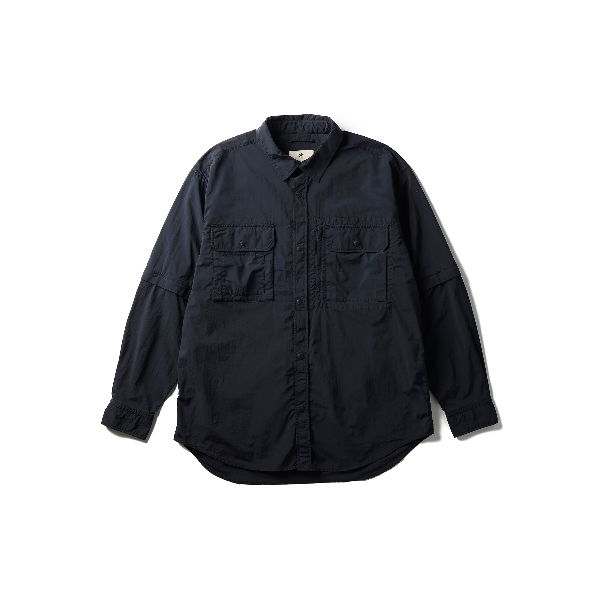 Garment Dyed Convertible Shirt Black SH-25AU00202019 - Snow Peak UK