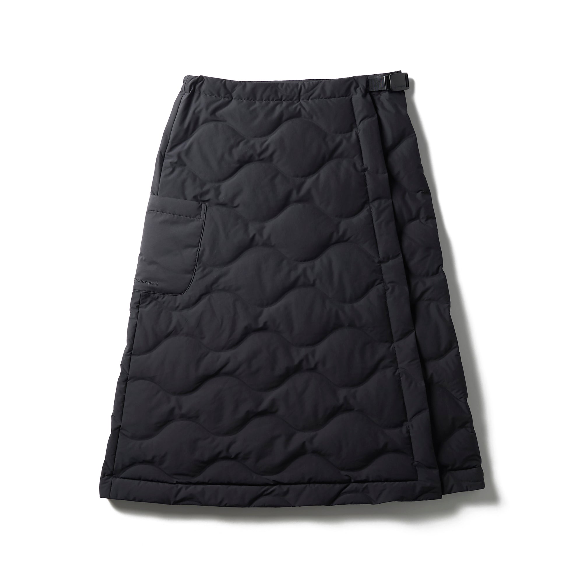 Seamless Quilted Down Wrap Skirt Black SK-25AW00411019 - Snow Peak UK