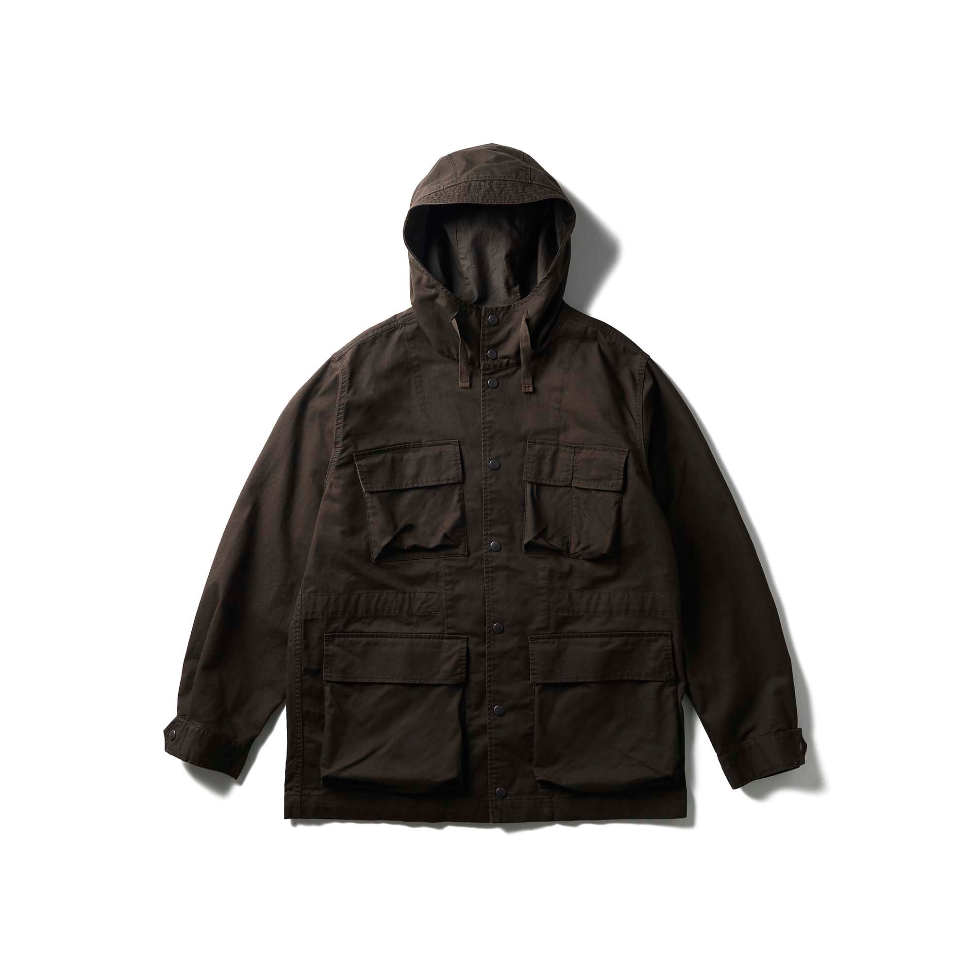 Takibi Chino Cargo Jacket Dark Brown JK-25AU01002033 - Snow Peak UK