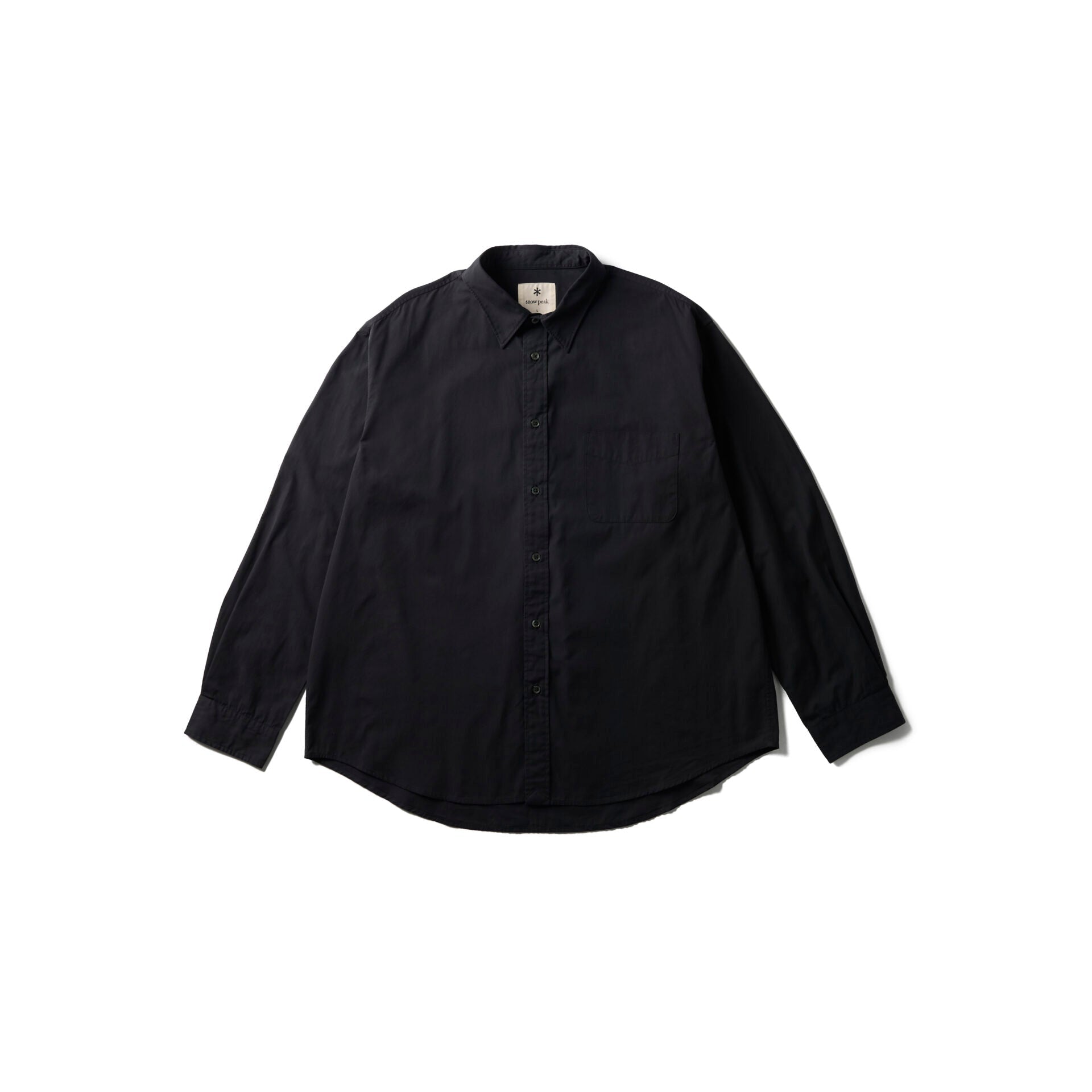 Organic Cotton Shirt Black SH-25AU00302019 - Snow Peak UK