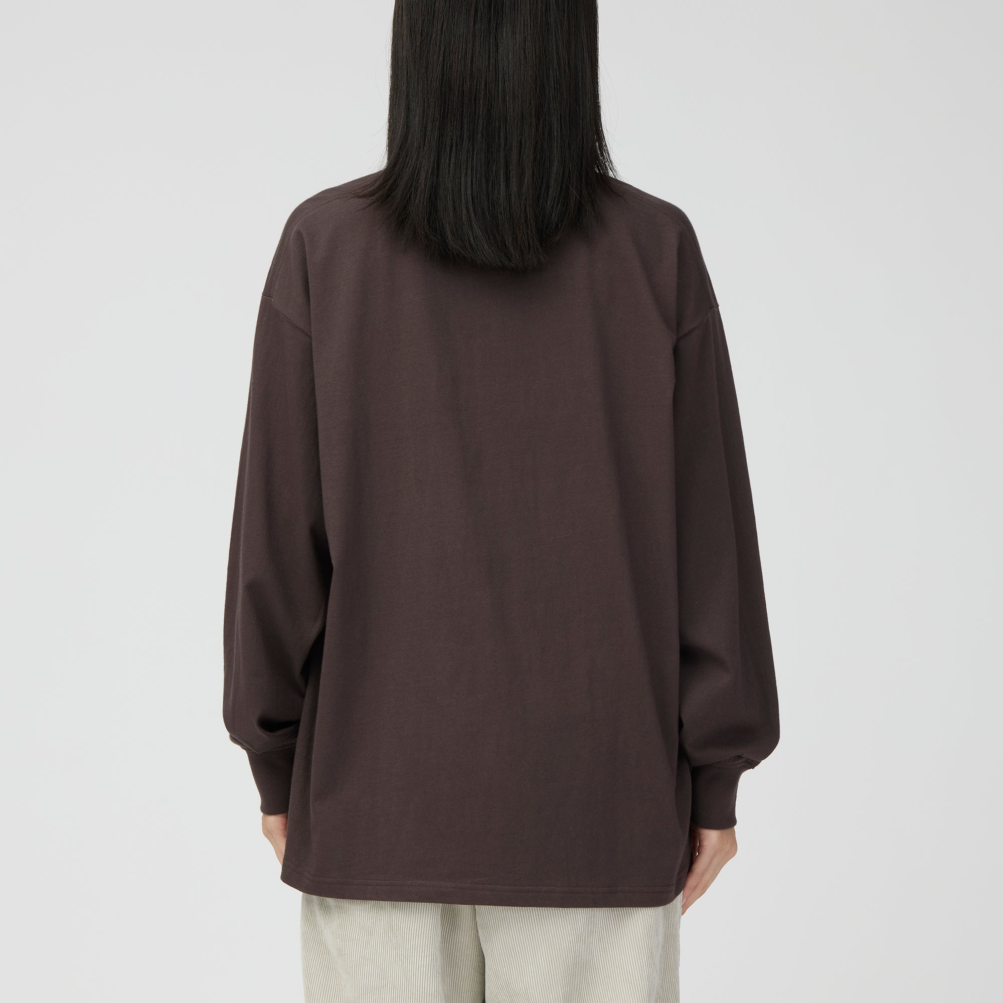 Soft Cotton Relaxed Logo L/S T-Shirt - Snow Peak UK