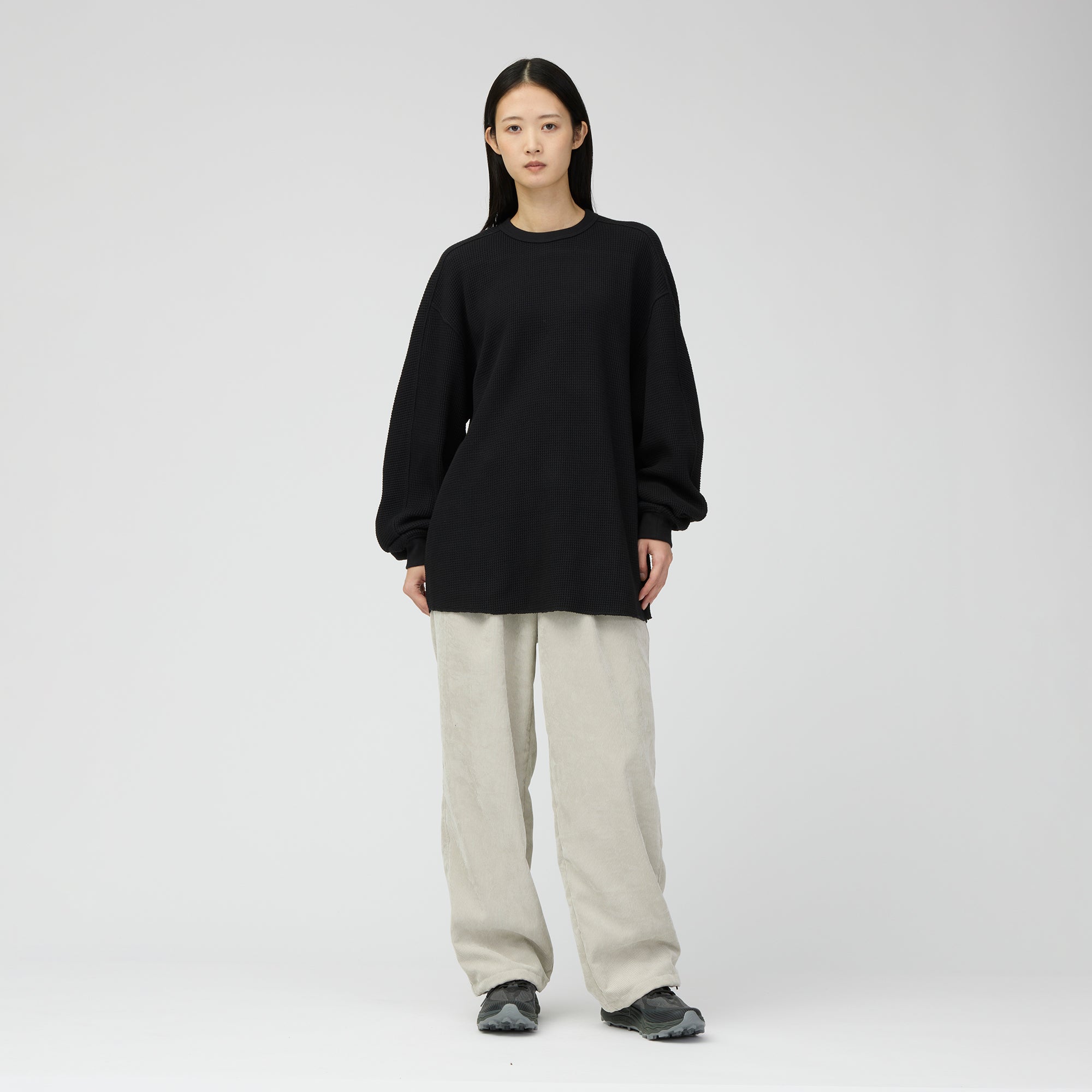 Heavyweight Waffle Pullover - Snow Peak UK