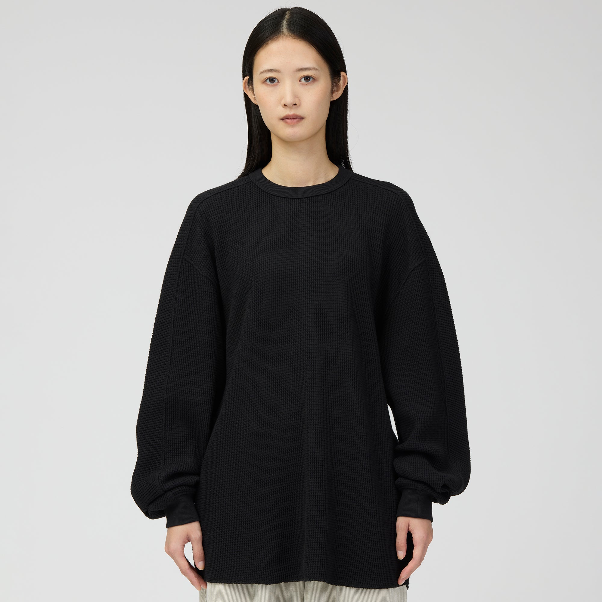 Heavyweight Waffle Pullover - Snow Peak UK