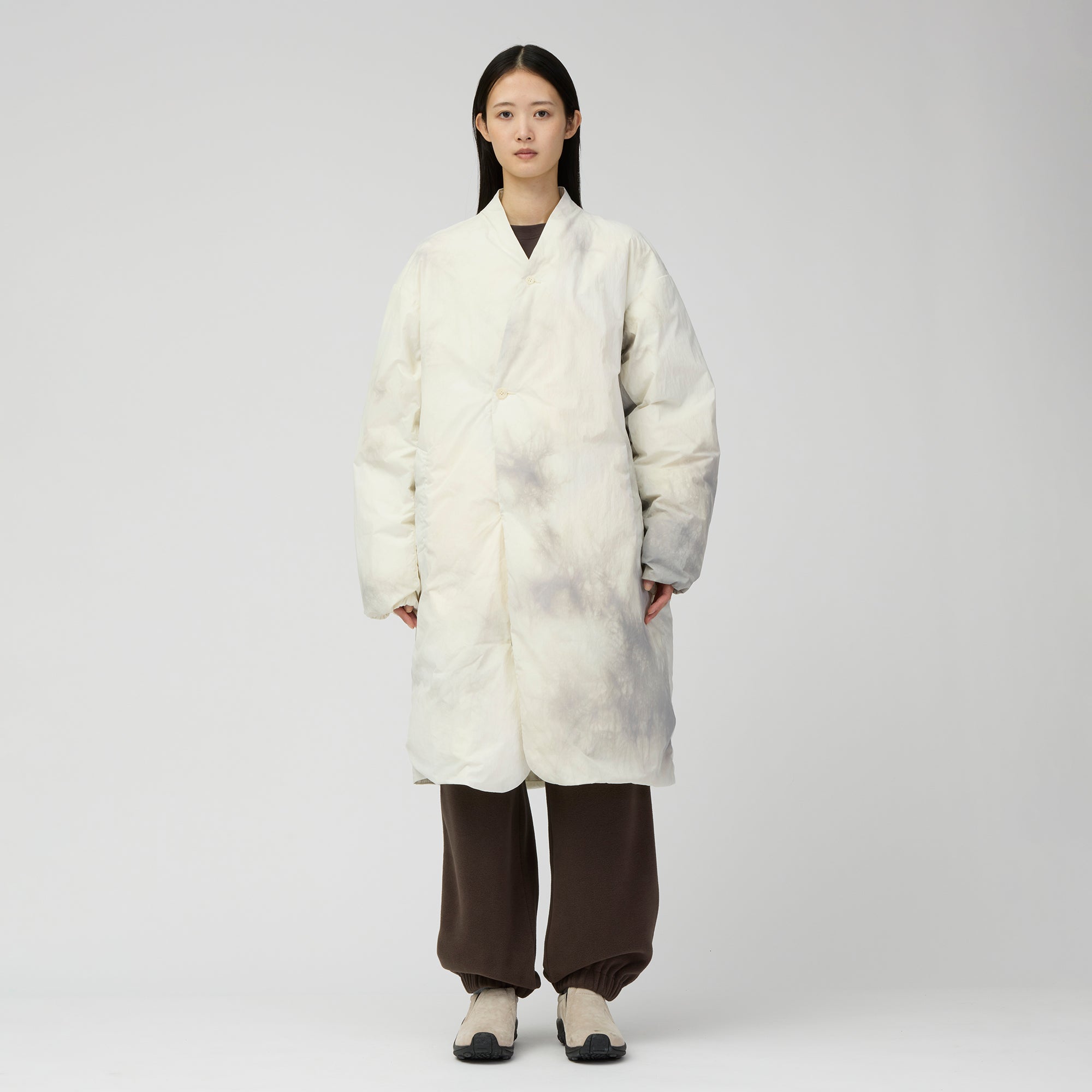 Shibori Dyeing Down Coat - Snow Peak UK
