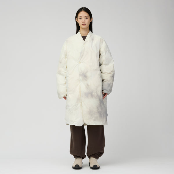 Shibori Dyeing Down Coat - Snow Peak UK