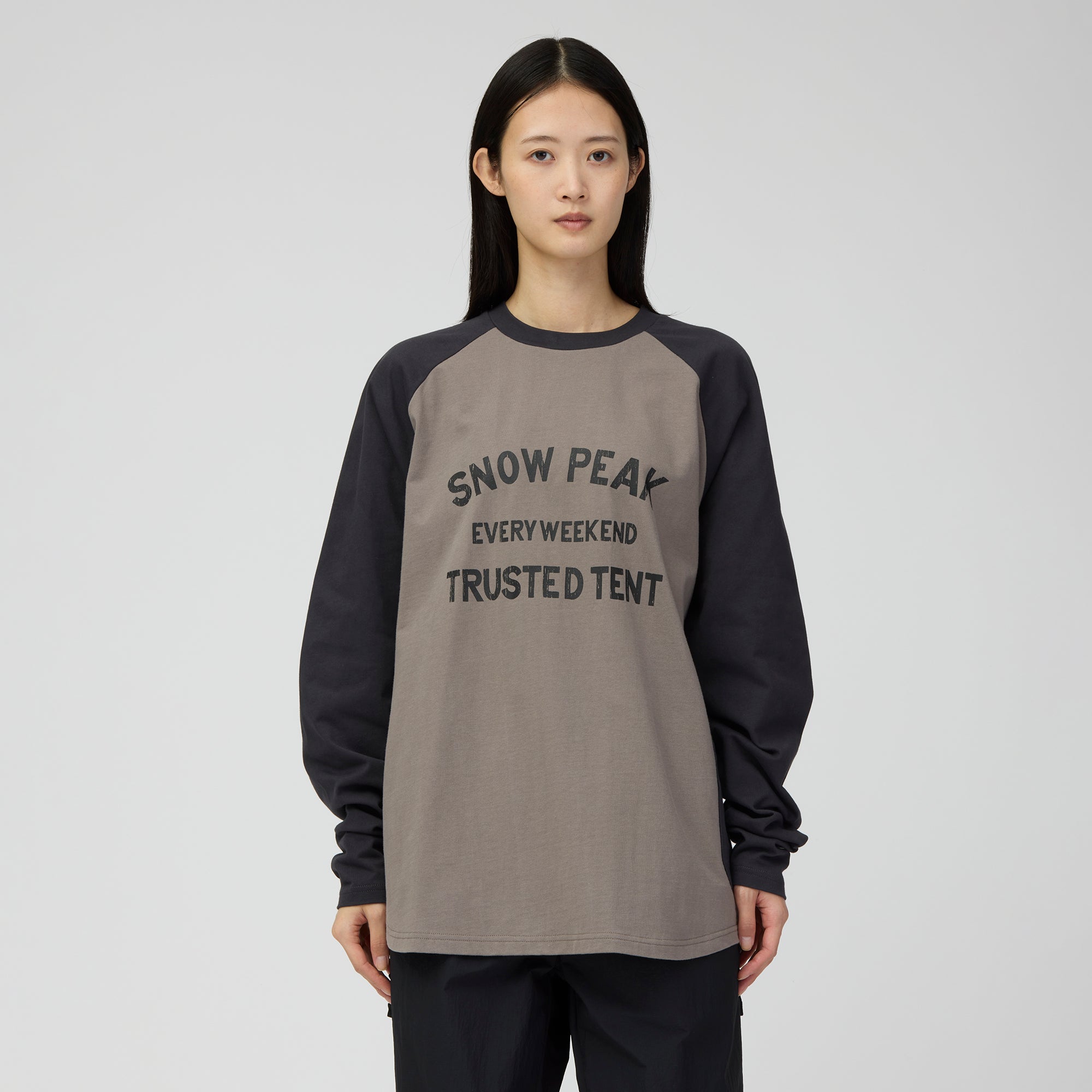 Raglan Multi Color L/S T-Shirt - Snow Peak UK