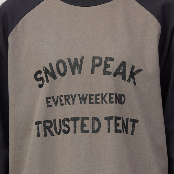 Raglan Multi Color L/S T-Shirt - Snow Peak UK