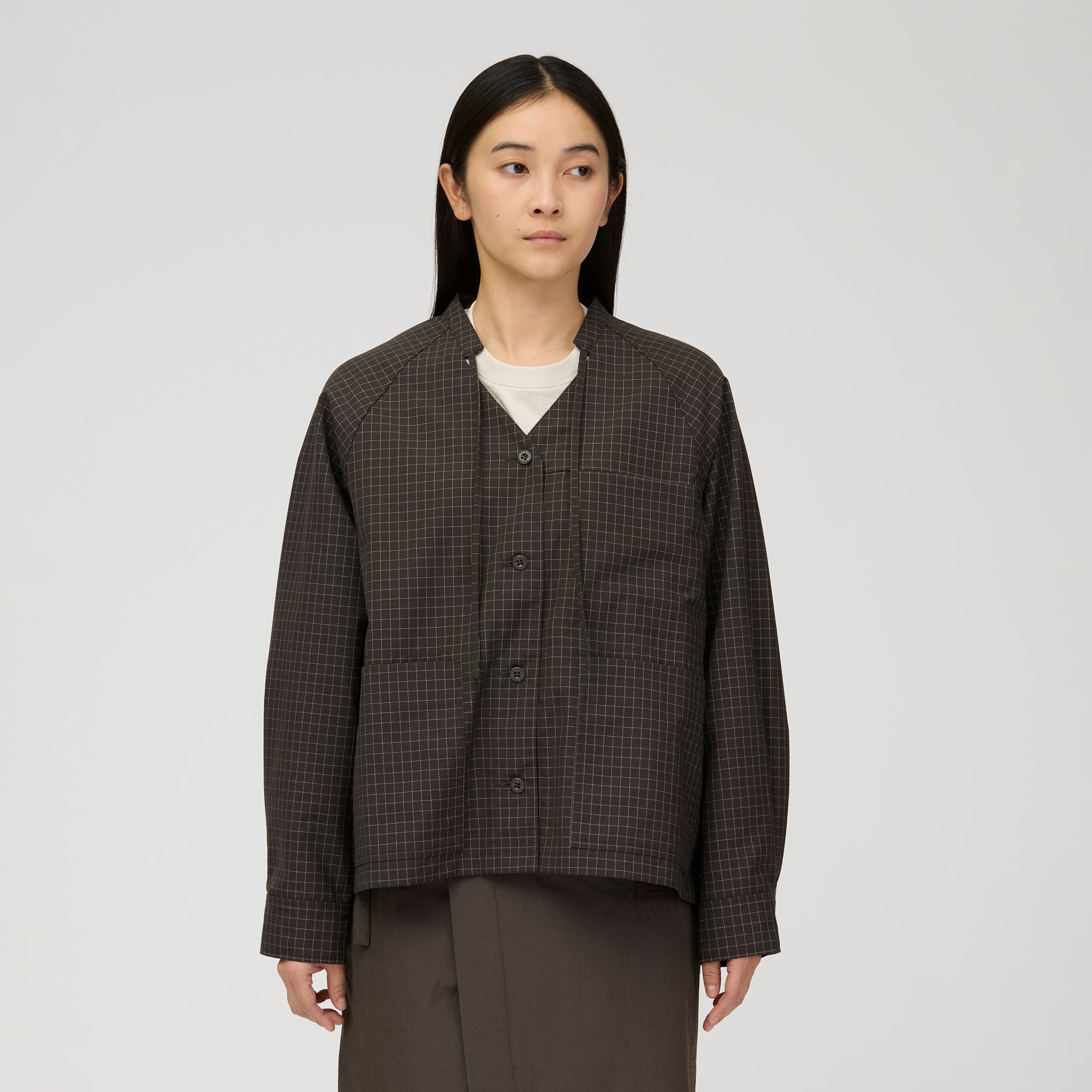 Wool Reflective Grid Coverall W's - Snow Peak UK