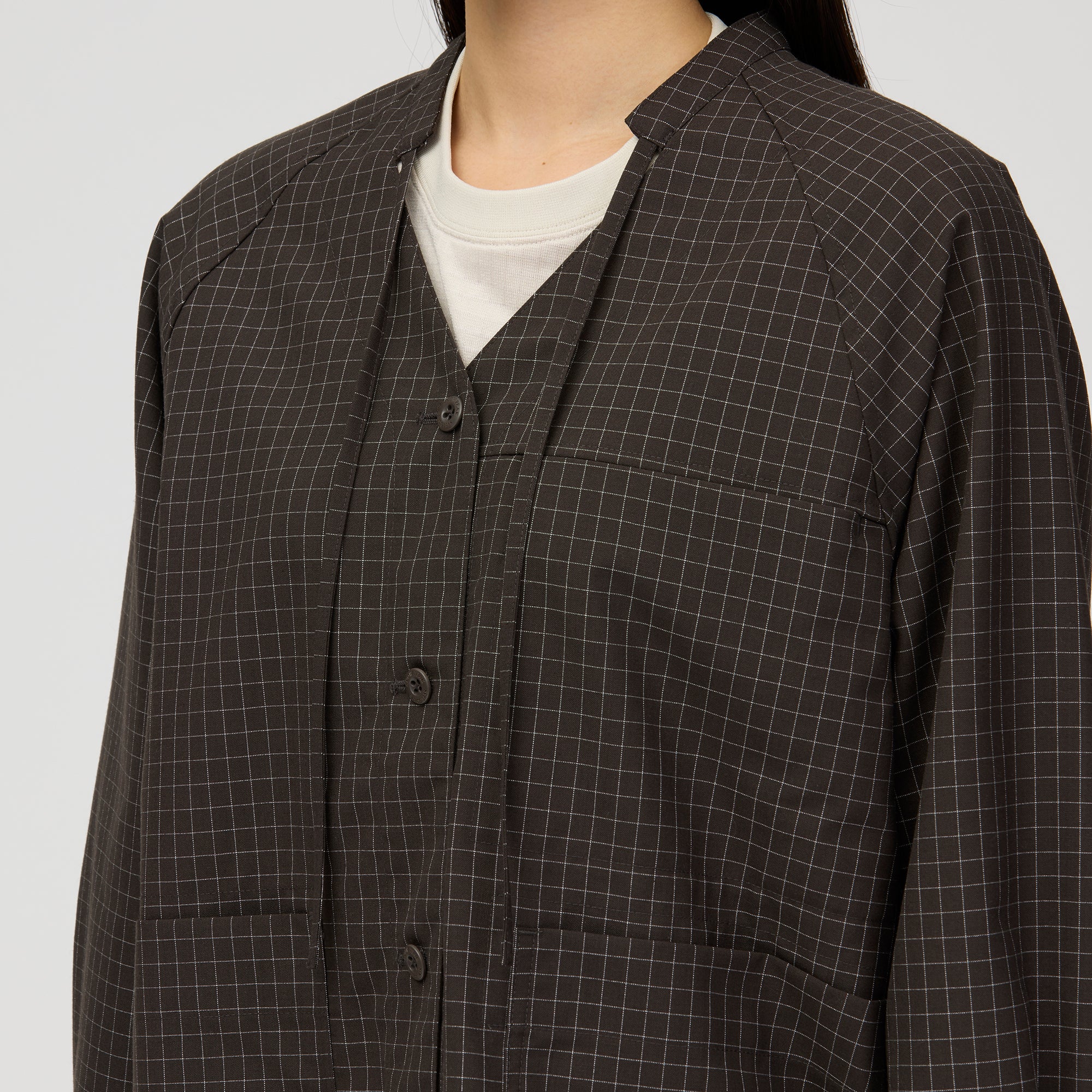 Wool Reflective Grid Coverall W's - Snow Peak UK