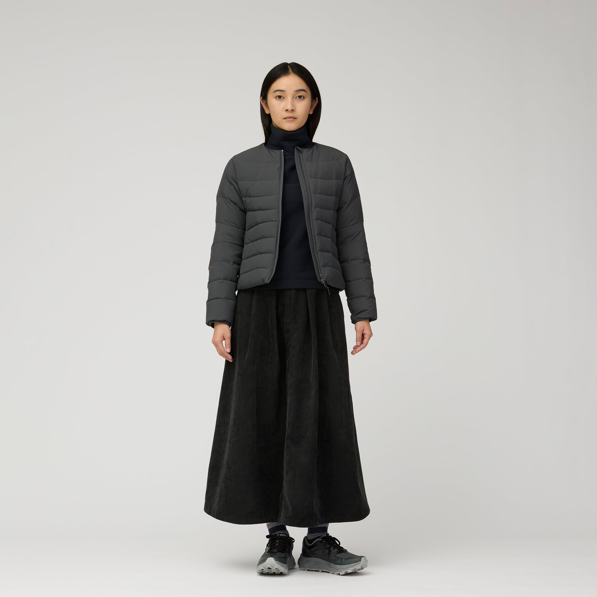 Middler Down Collarless Jacket W's