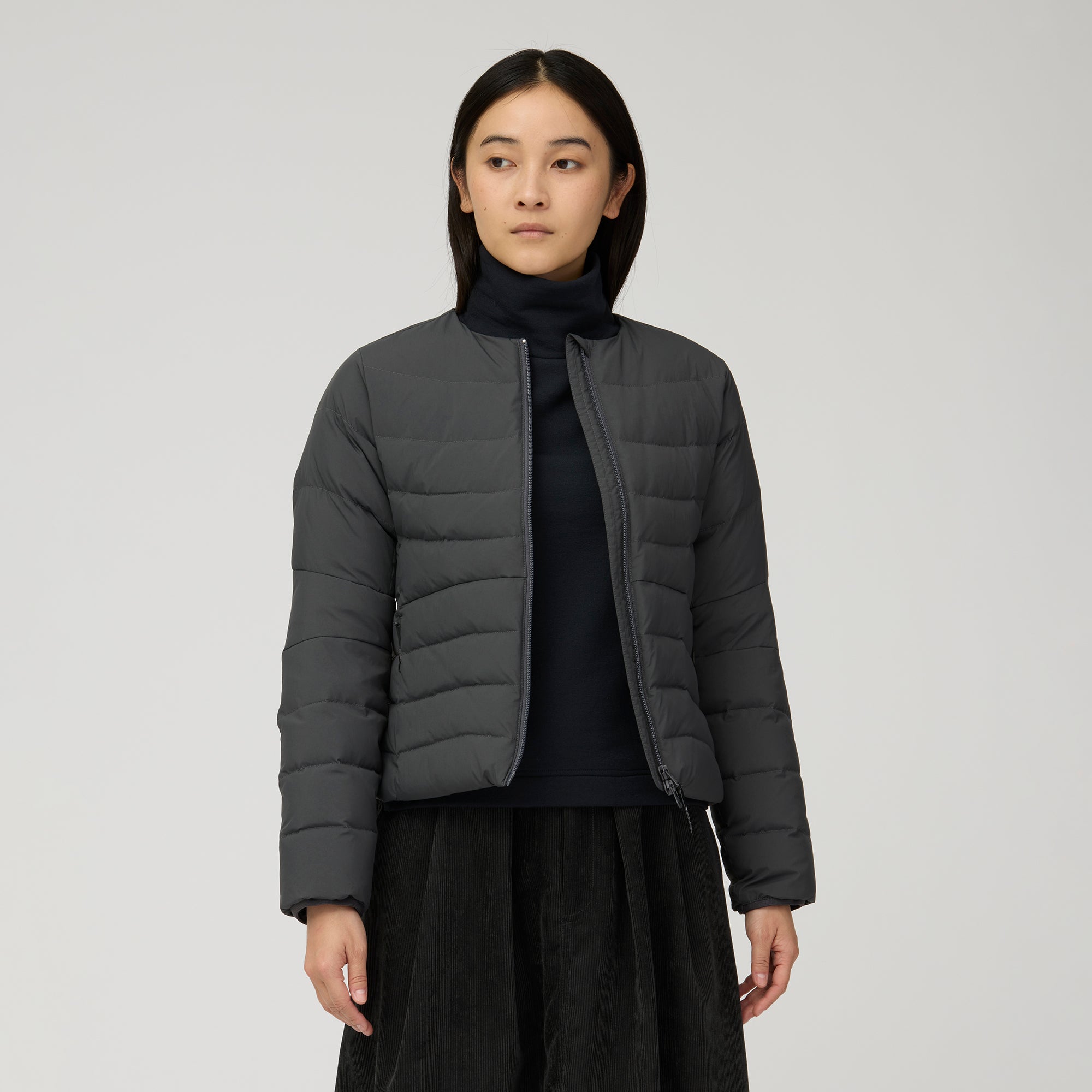 Middler Down Collarless Jacket W's