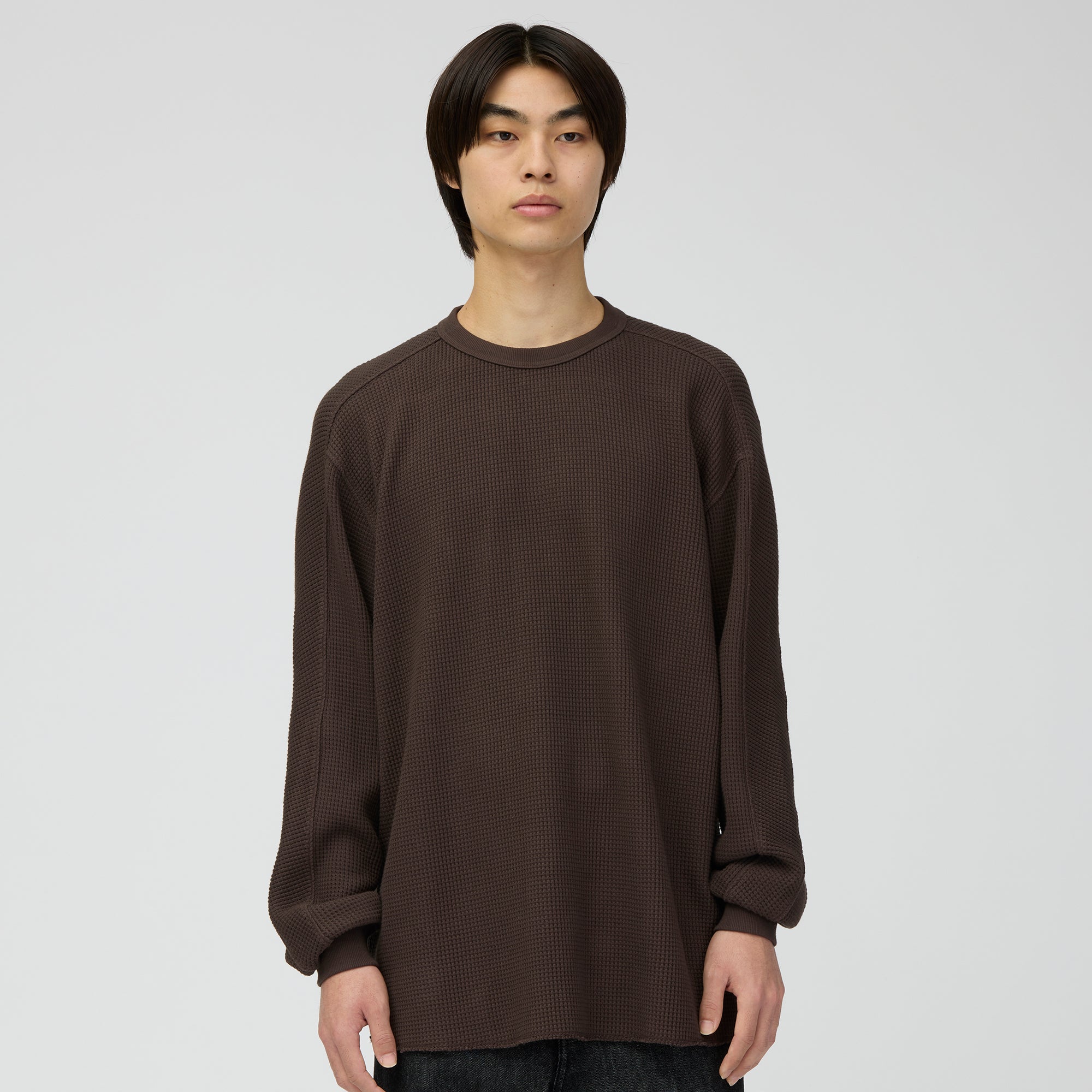 Heavyweight Waffle Pullover - Snow Peak UK